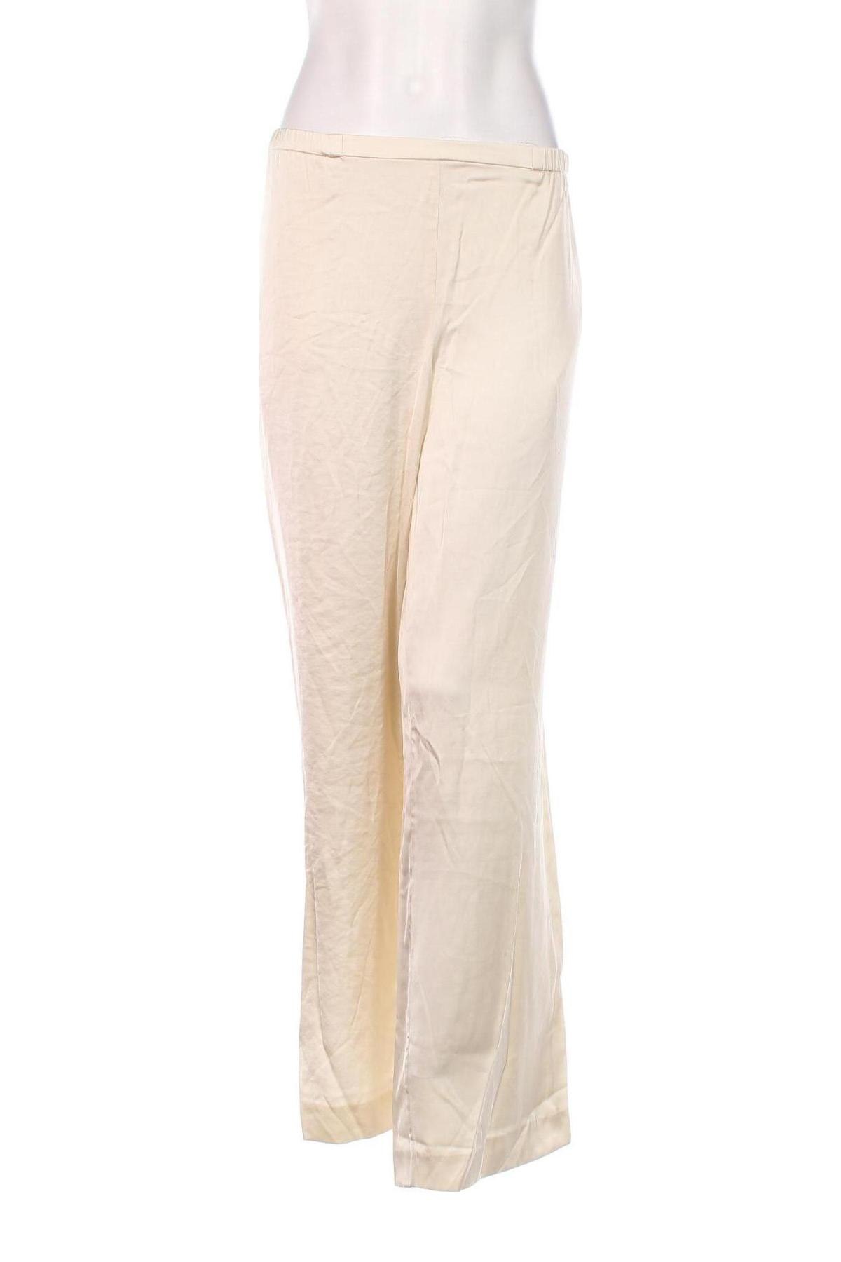 Pantaloni de femei Weekday, Mărime XL, Culoare Ecru, Preț 61,18 Lei