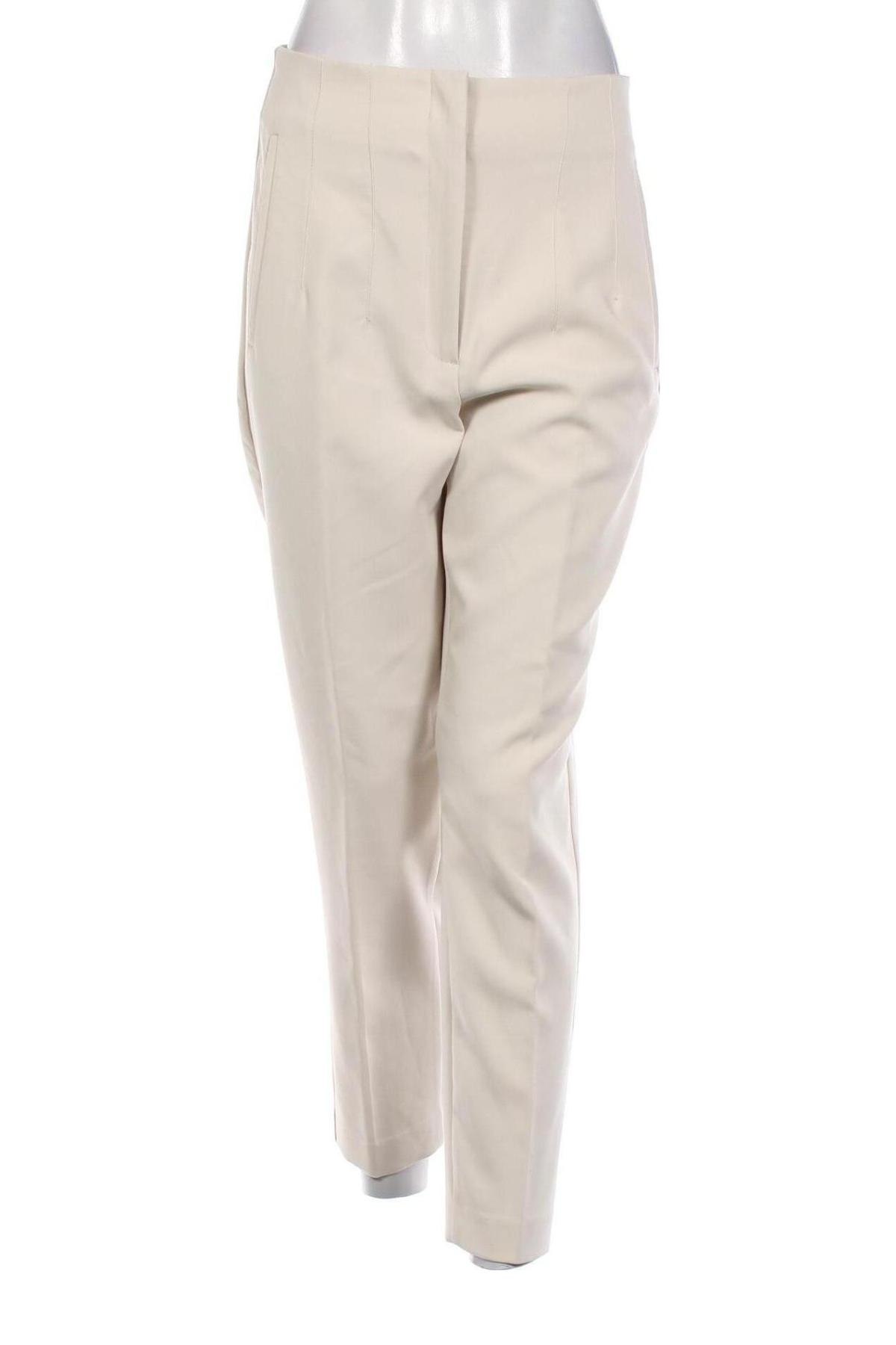 Pantaloni de femei Zara, Mărime M, Culoare Bej, Preț 126,67 Lei