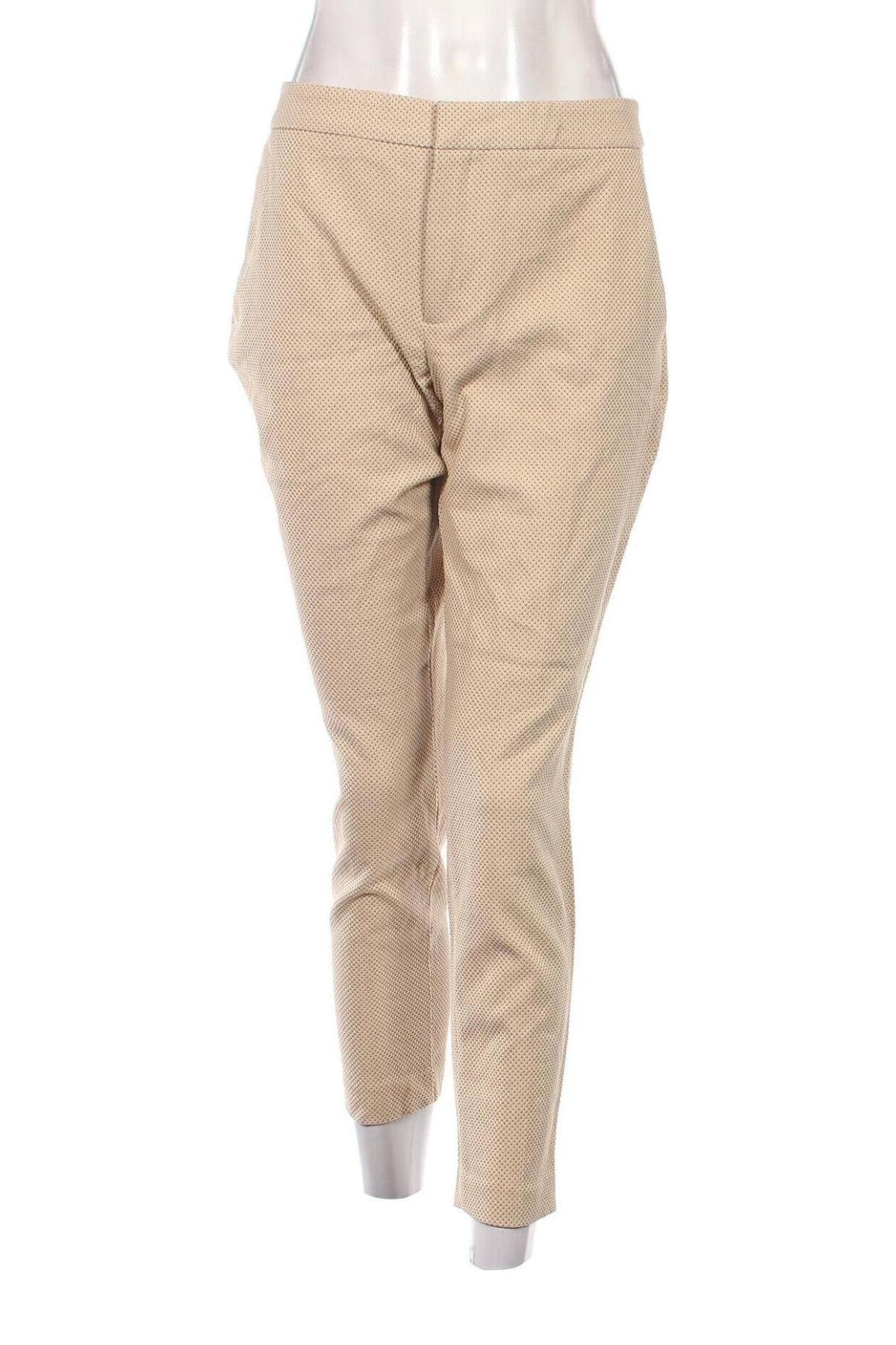 Дамски панталон Zara, Размер M, Цвят Бежов, Цена 62,00 лв.