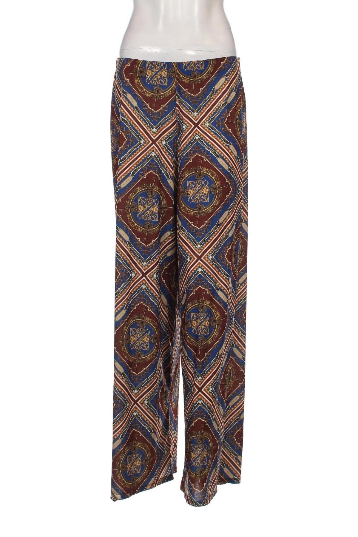 Pantaloni de femei Zara, Mărime L, Culoare Multicolor, Preț 88,82 Lei
