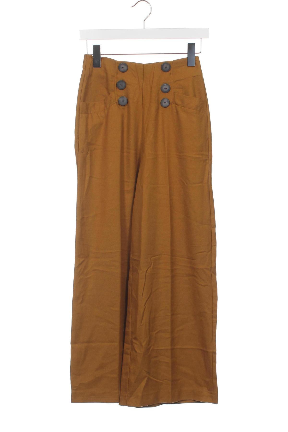 Damenhose Zara Trafaluc, Größe XS, Farbe Gelb, Preis € 18,79