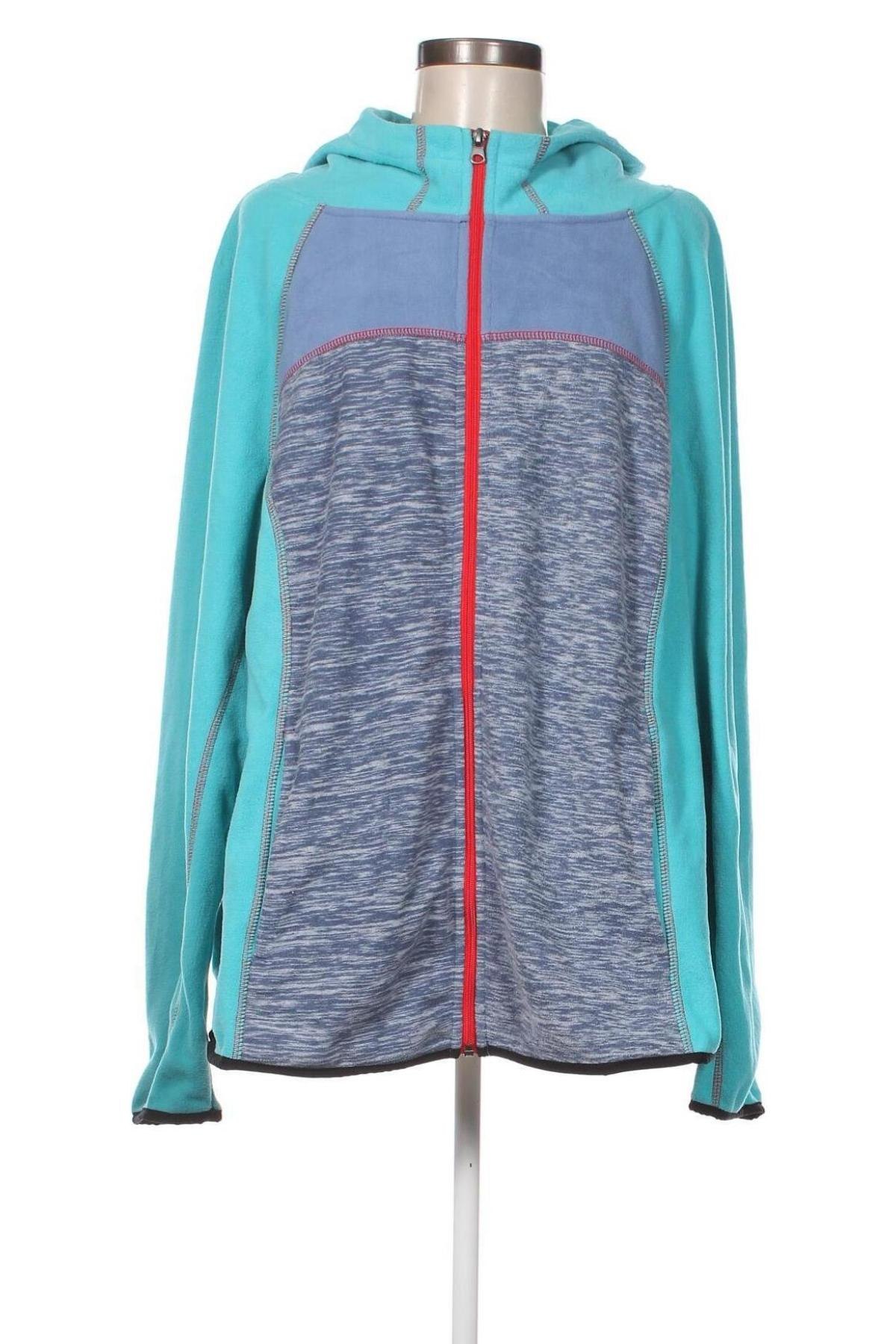 Damen Fleece Sweatshirt, Größe XXL, Farbe Blau, Preis 20,18 €