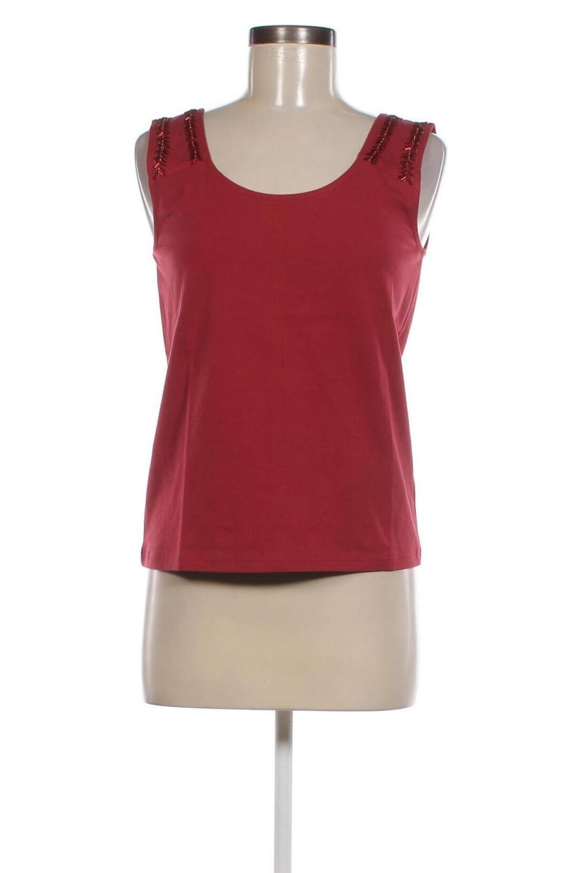 Γυναικείο αμάνικο μπλουζάκι, Μέγεθος M, Χρώμα Κόκκινο, Τιμή 10,74 €