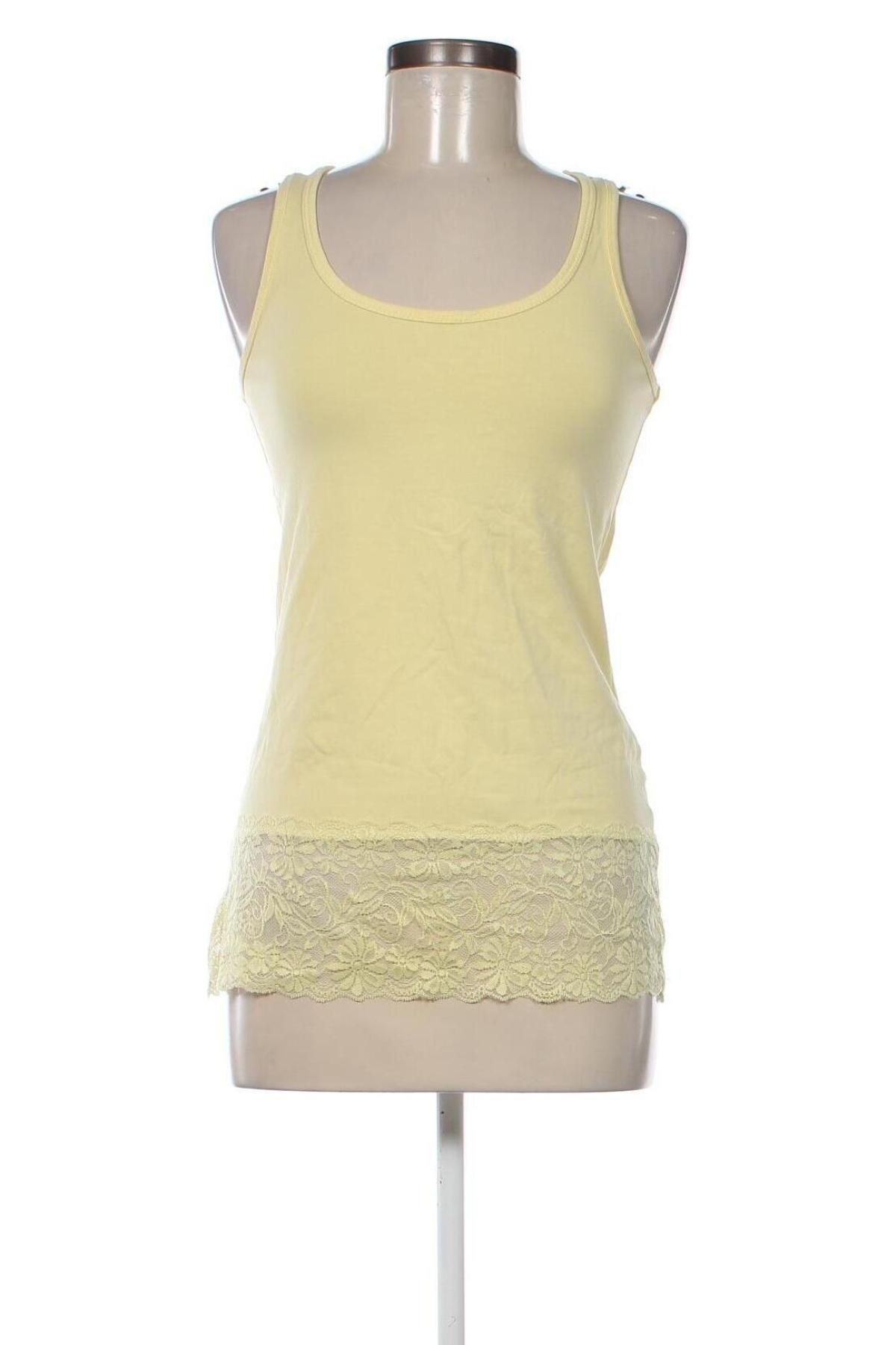 Γυναικείο αμάνικο μπλουζάκι 17 & Co., Μέγεθος M, Χρώμα Κίτρινο, Τιμή 2,53 €