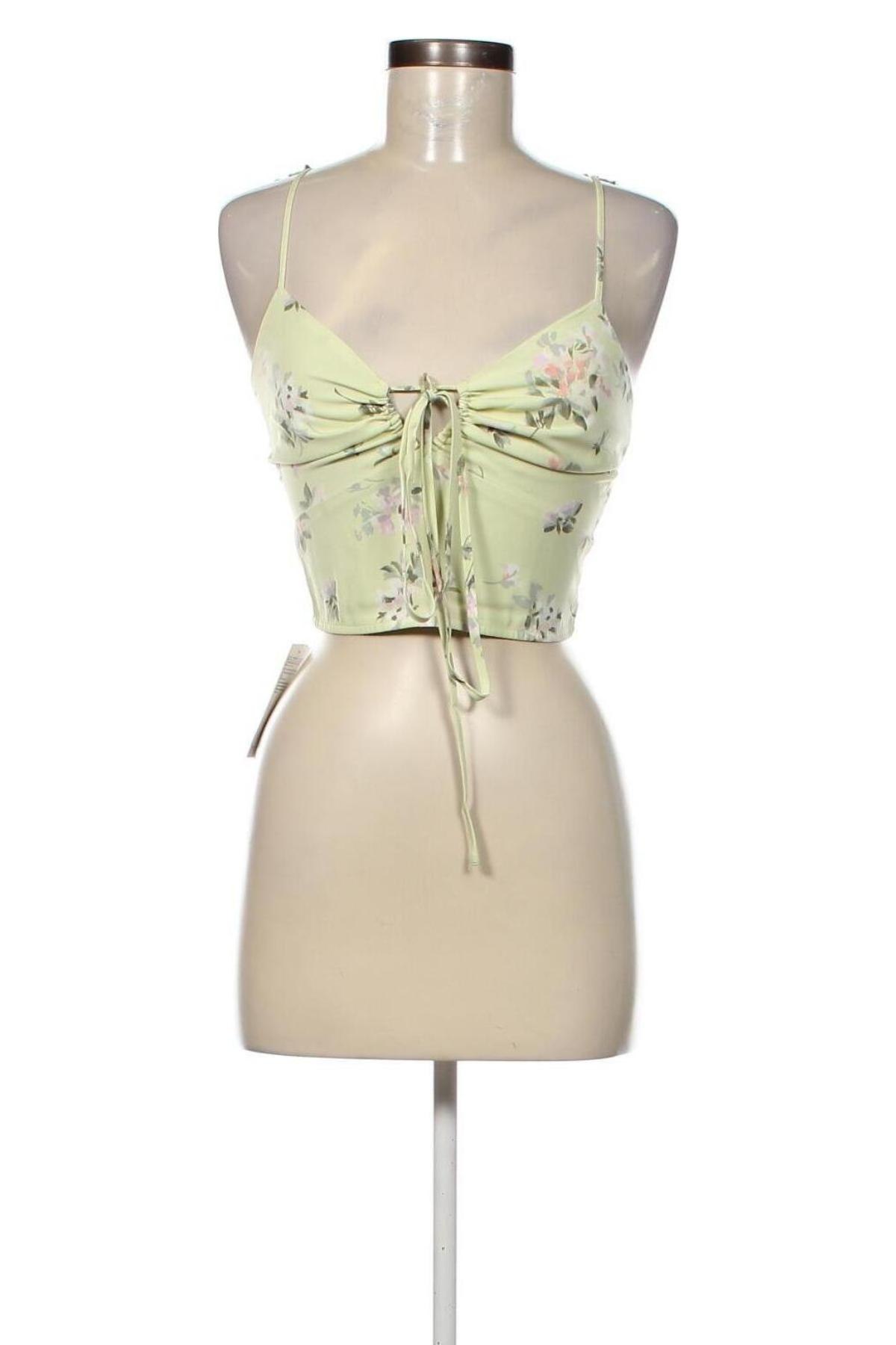 Γυναικείο αμάνικο μπλουζάκι Abercrombie & Fitch, Μέγεθος XS, Χρώμα Πράσινο, Τιμή 10,87 €