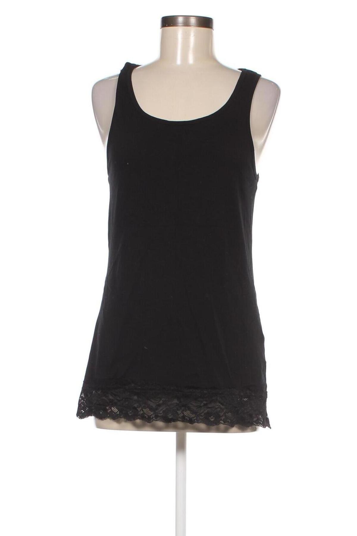 Γυναικείο αμάνικο μπλουζάκι Amisu, Μέγεθος XL, Χρώμα Μαύρο, Τιμή 7,00 €