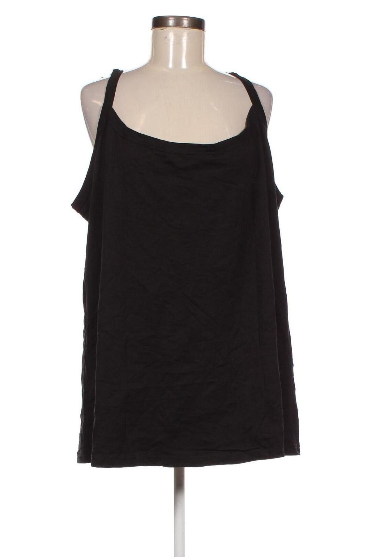 Γυναικείο αμάνικο μπλουζάκι Bpc Bonprix Collection, Μέγεθος 3XL, Χρώμα Μαύρο, Τιμή 8,04 €