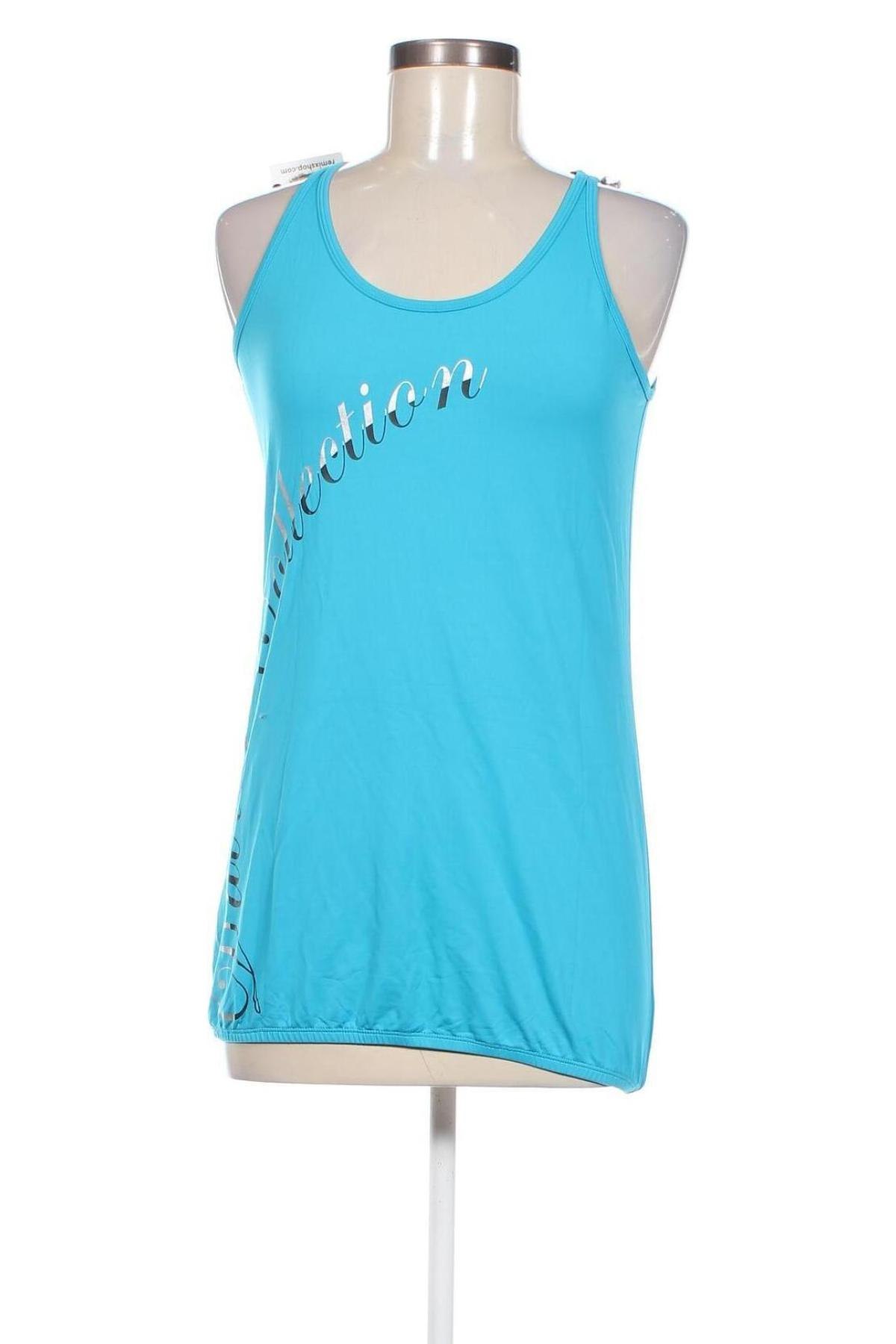 Γυναικείο αμάνικο μπλουζάκι DAVID, Μέγεθος M, Χρώμα Μπλέ, Τιμή 3,46 €