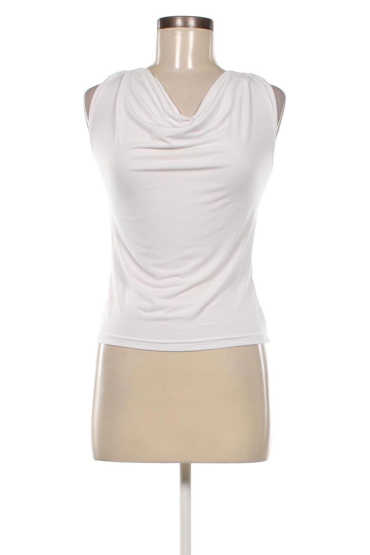 Γυναικείο αμάνικο μπλουζάκι Daphne, Μέγεθος S, Χρώμα Λευκό, Τιμή 7,16 €