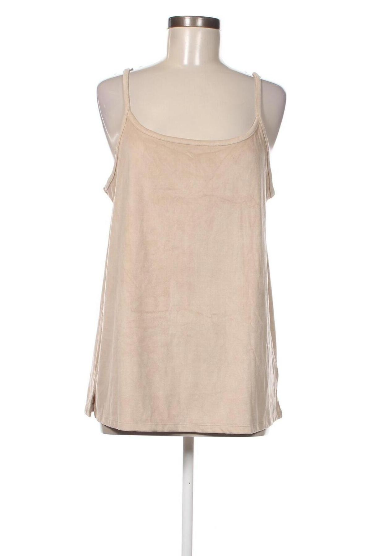 Γυναικείο αμάνικο μπλουζάκι Esmara, Μέγεθος XL, Χρώμα Εκρού, Τιμή 4,10 €