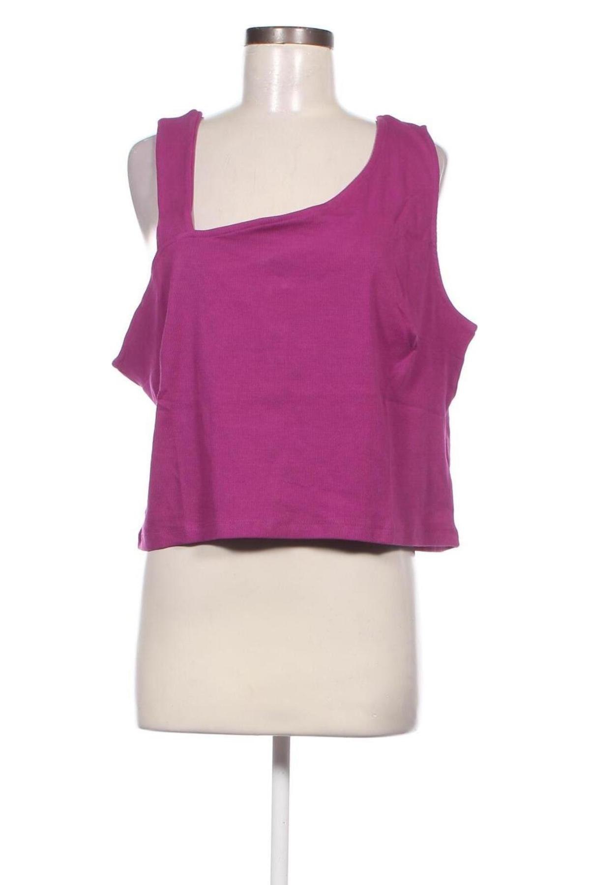 Γυναικείο αμάνικο μπλουζάκι Even&Odd, Μέγεθος 4XL, Χρώμα Ρόζ , Τιμή 6,92 €