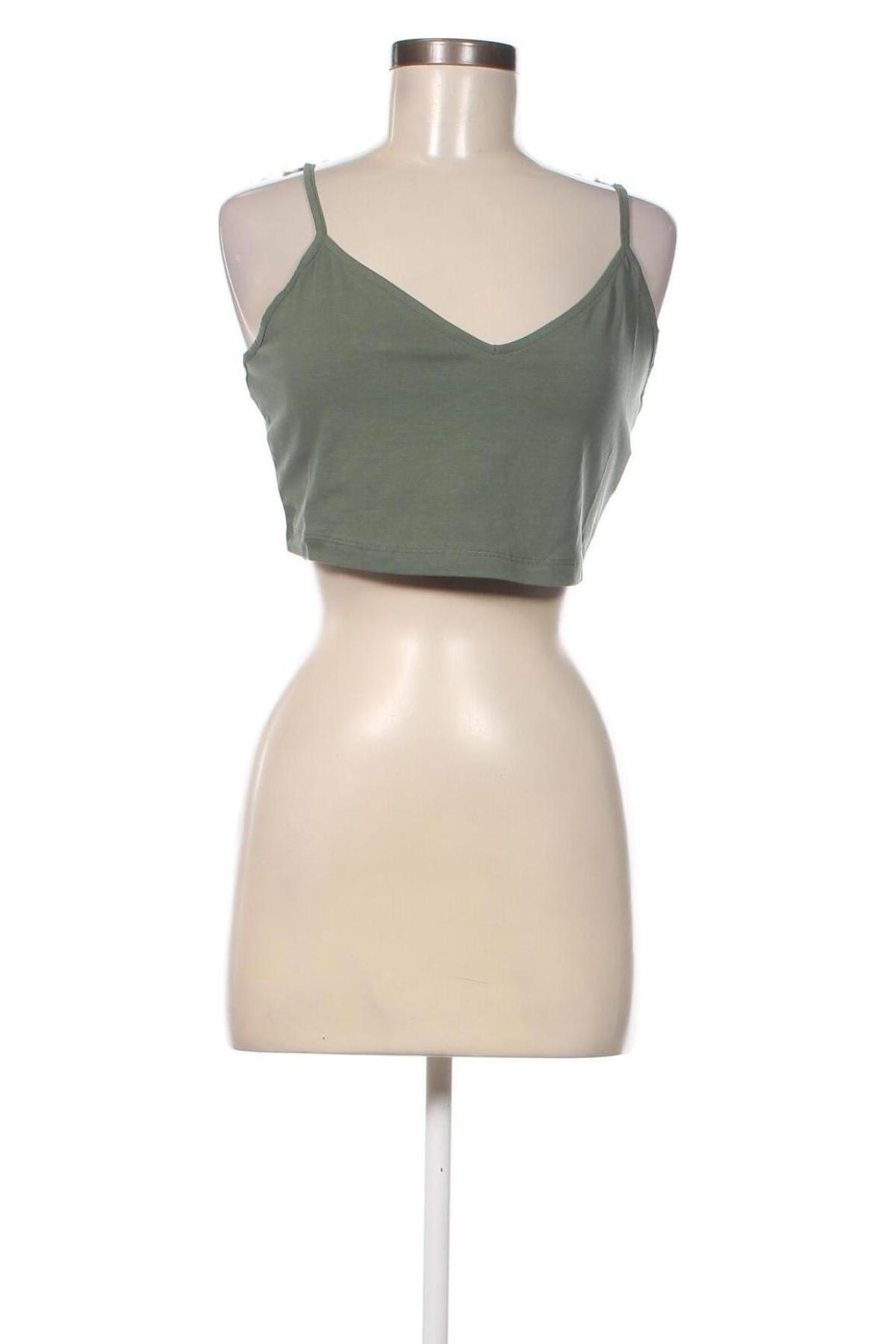 Γυναικείο αμάνικο μπλουζάκι Even&Odd, Μέγεθος L, Χρώμα Πράσινο, Τιμή 1,62 €
