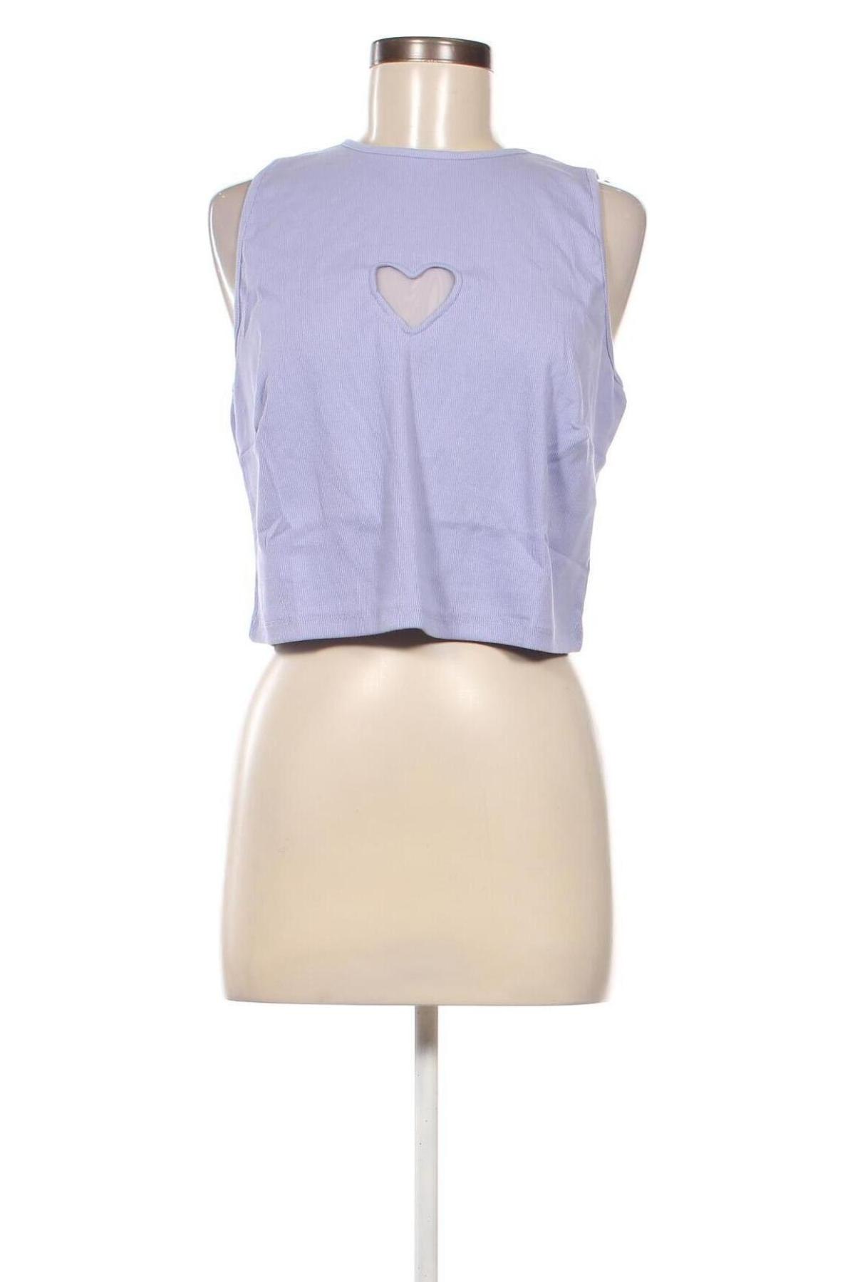 Γυναικείο αμάνικο μπλουζάκι Even&Odd, Μέγεθος XXL, Χρώμα Βιολετί, Τιμή 4,98 €