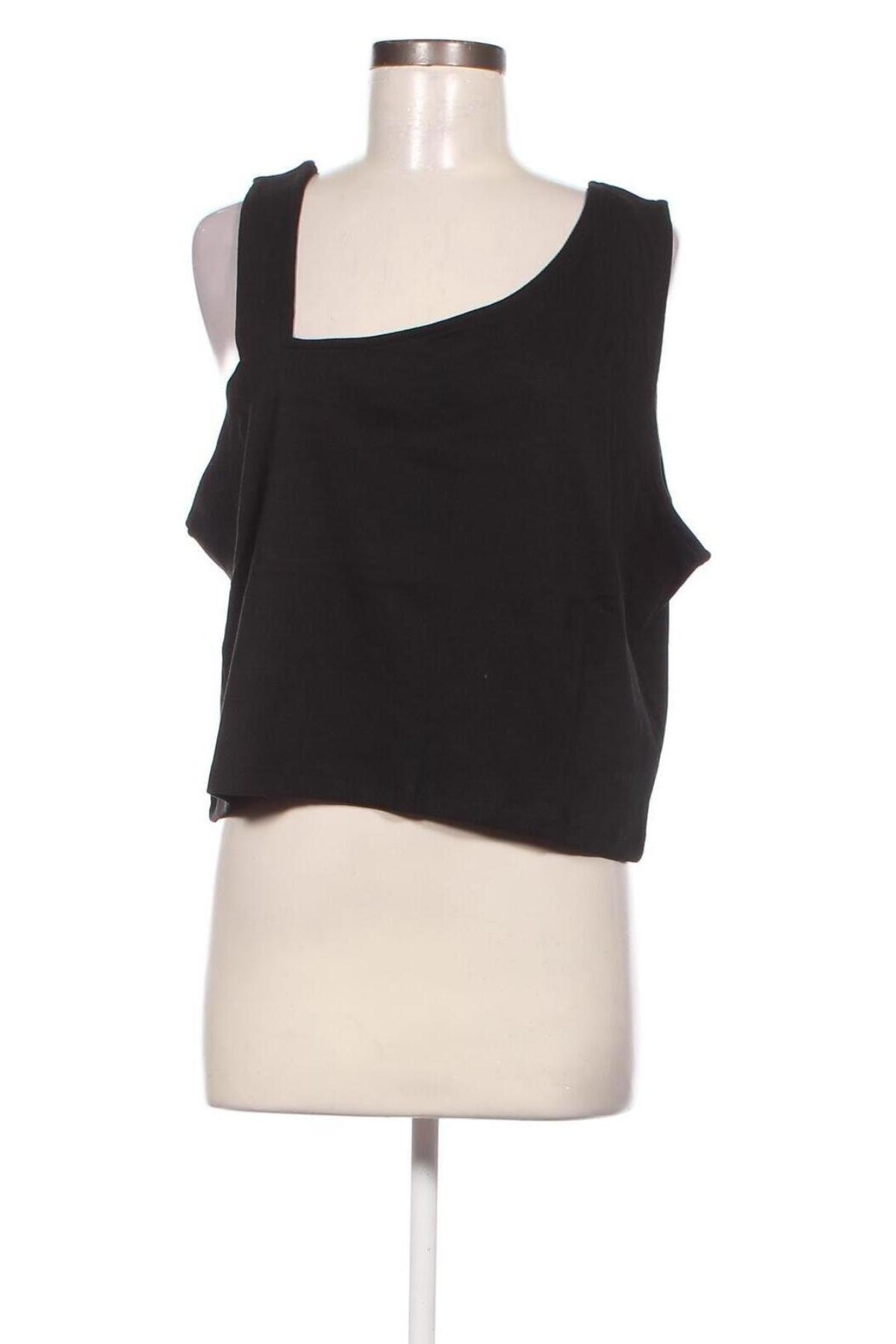 Γυναικείο αμάνικο μπλουζάκι Even&Odd, Μέγεθος 4XL, Χρώμα Μαύρο, Τιμή 4,33 €