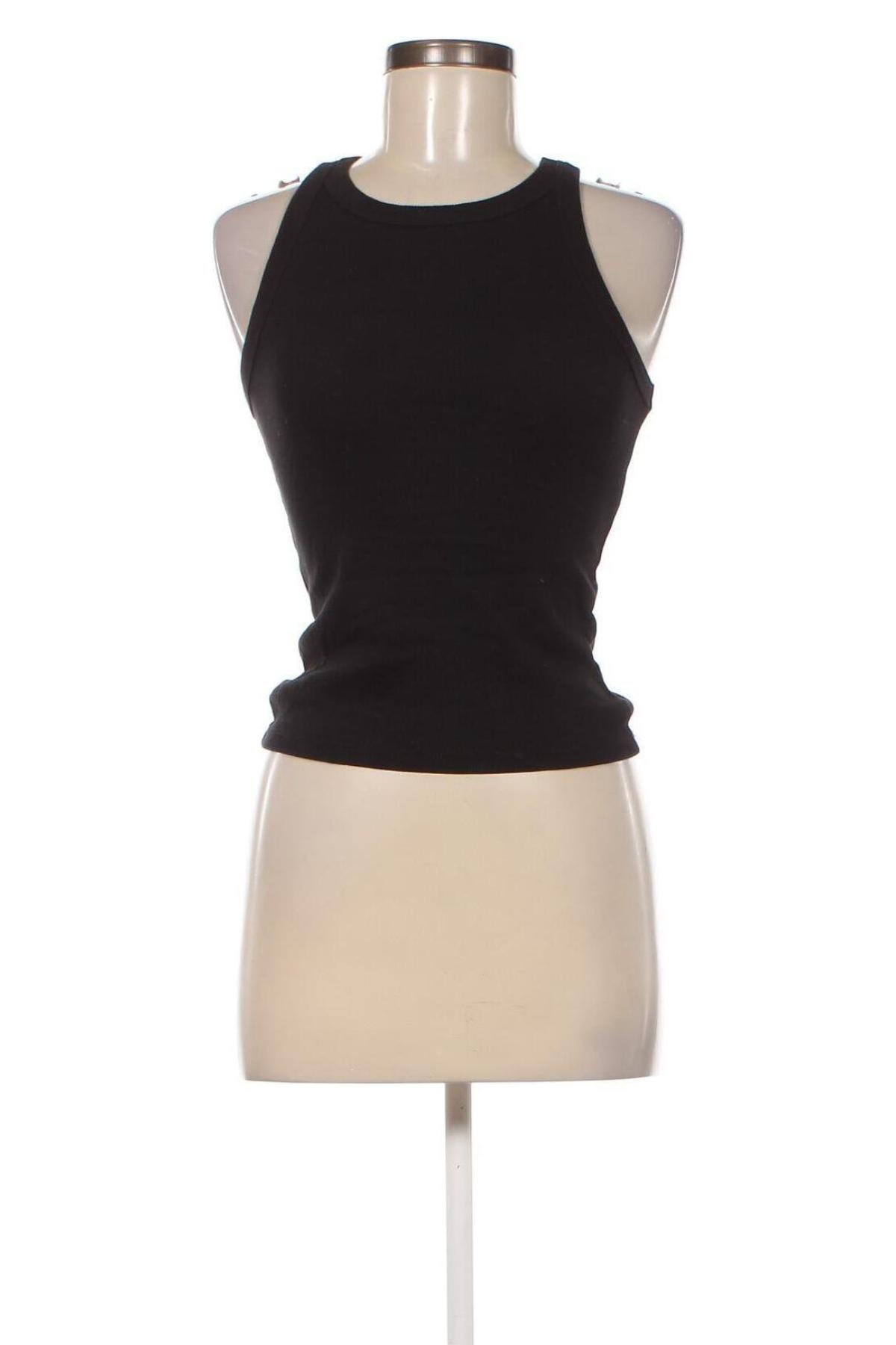 Γυναικείο αμάνικο μπλουζάκι Gina Tricot, Μέγεθος S, Χρώμα Μαύρο, Τιμή 8,66 €