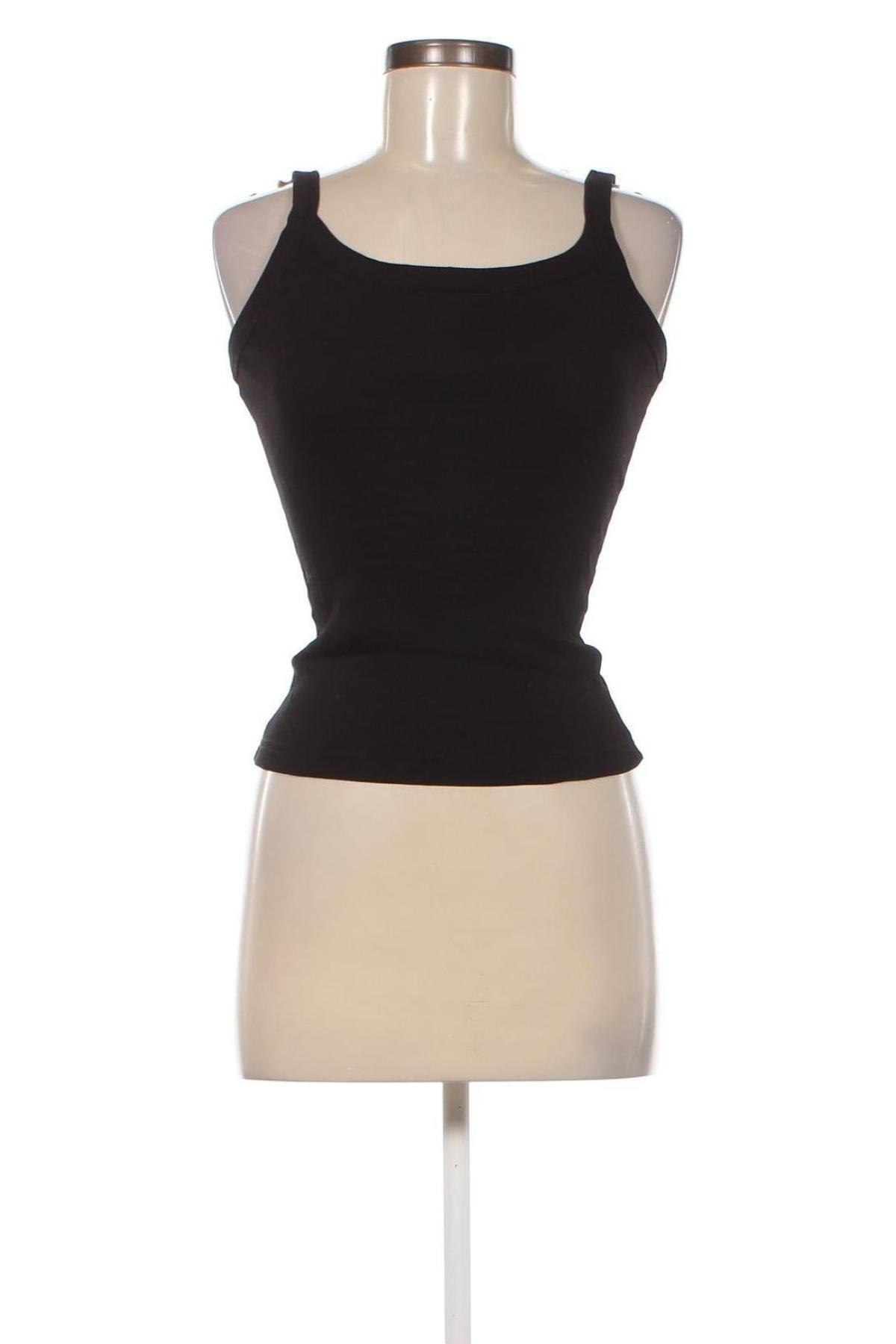 Γυναικείο αμάνικο μπλουζάκι Gina Tricot, Μέγεθος S, Χρώμα Μαύρο, Τιμή 3,38 €