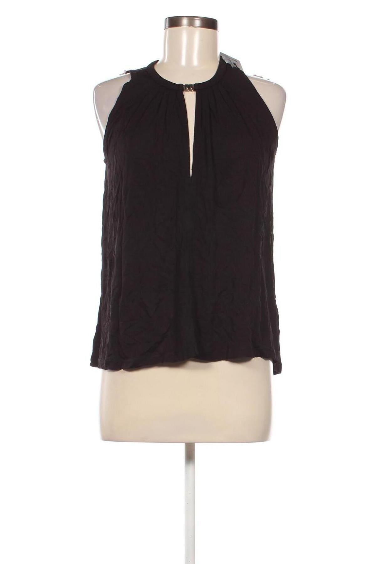 Γυναικείο αμάνικο μπλουζάκι H&M, Μέγεθος S, Χρώμα Μαύρο, Τιμή 3,30 €
