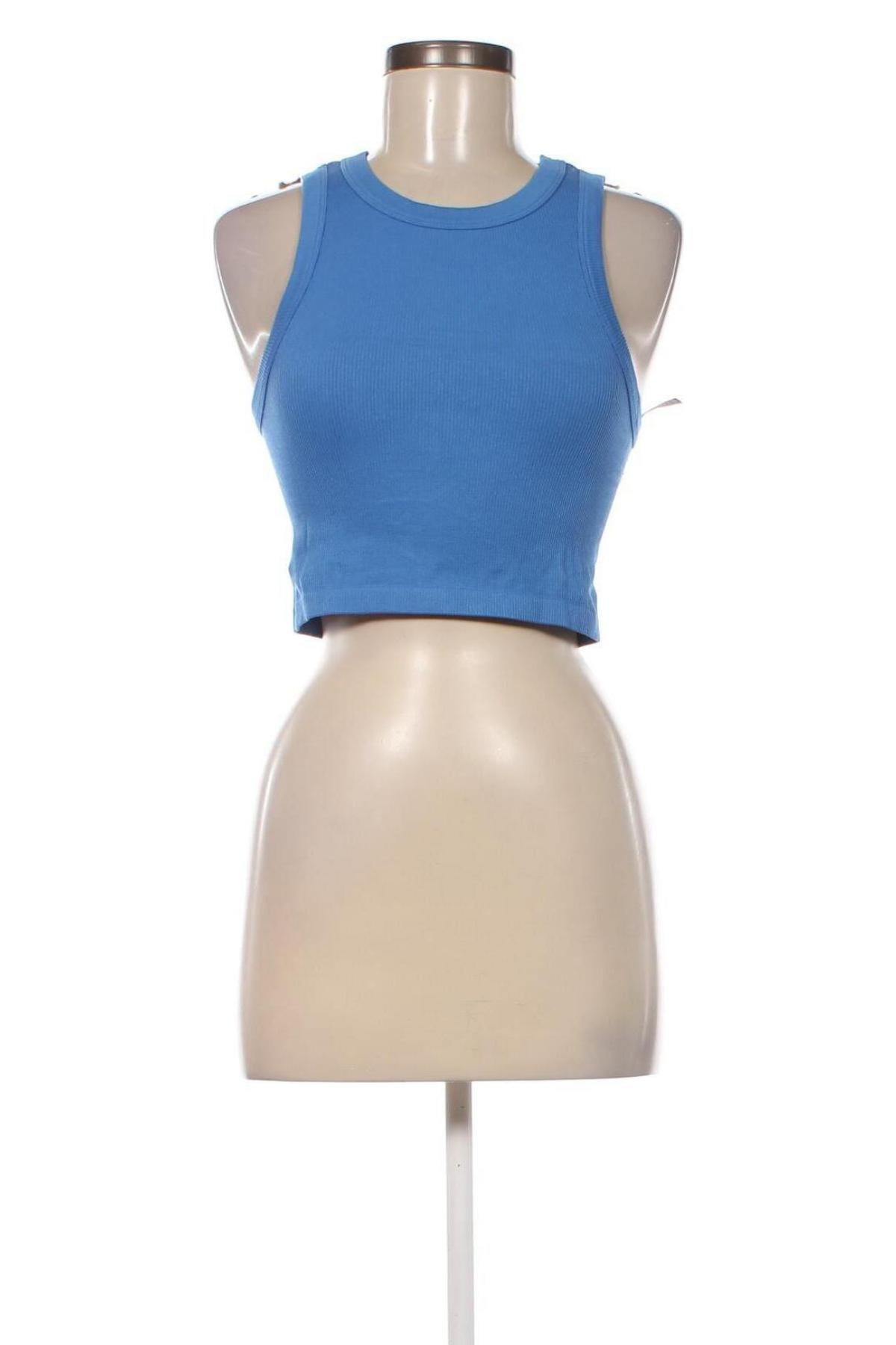 Γυναικείο αμάνικο μπλουζάκι H&M Divided, Μέγεθος M, Χρώμα Μπλέ, Τιμή 8,04 €
