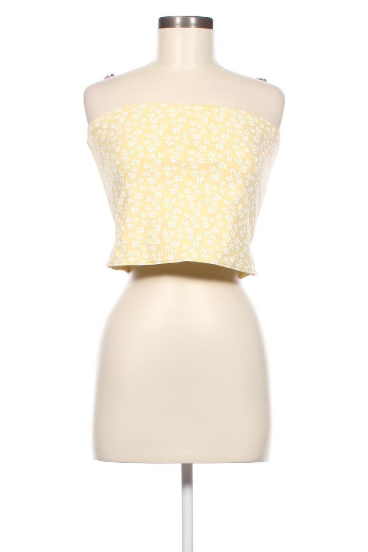 Γυναικείο αμάνικο μπλουζάκι Hollister, Μέγεθος XL, Χρώμα Κίτρινο, Τιμή 5,59 €