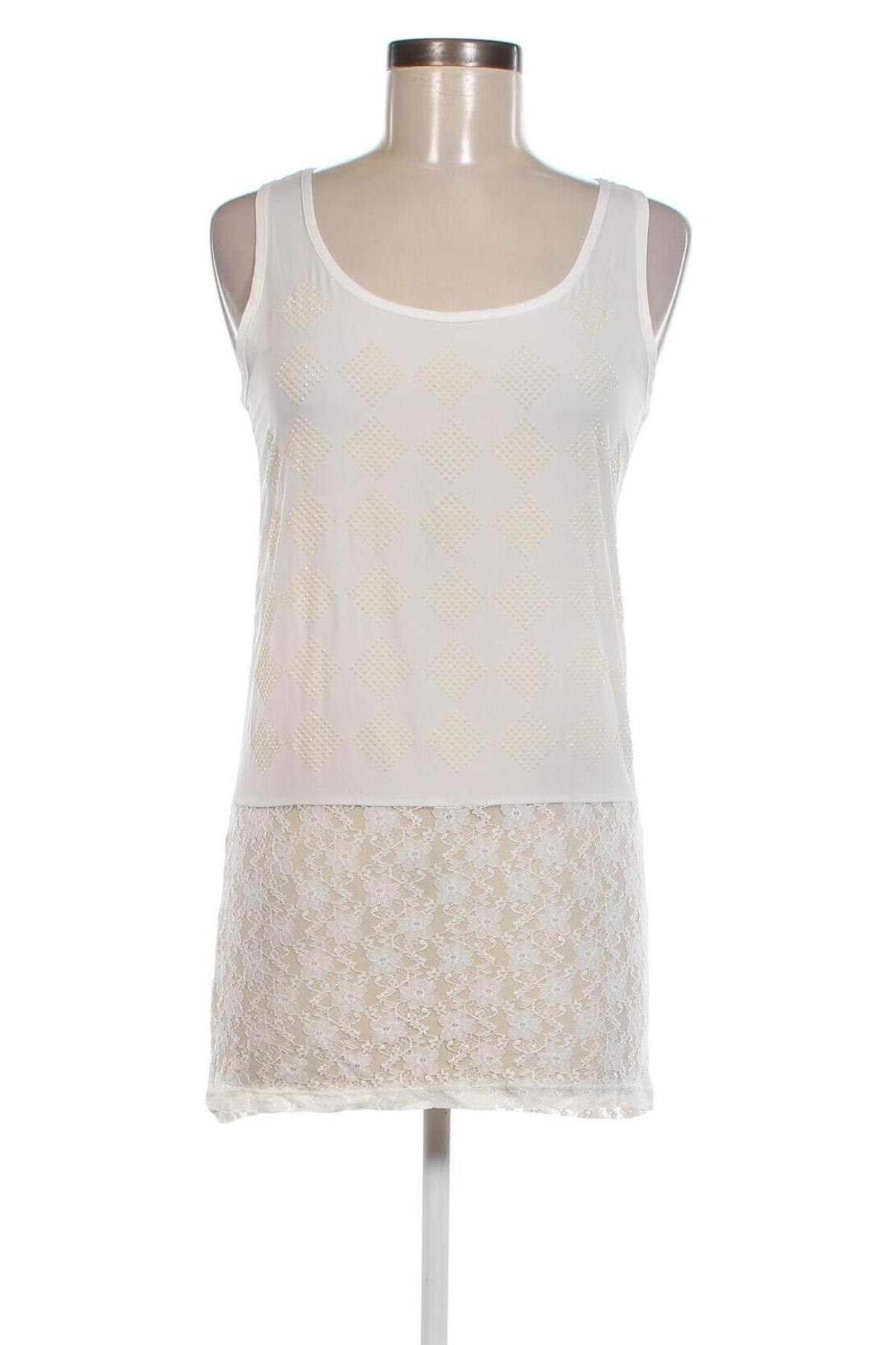 Γυναικείο αμάνικο μπλουζάκι M&V, Μέγεθος S, Χρώμα Λευκό, Τιμή 2,66 €