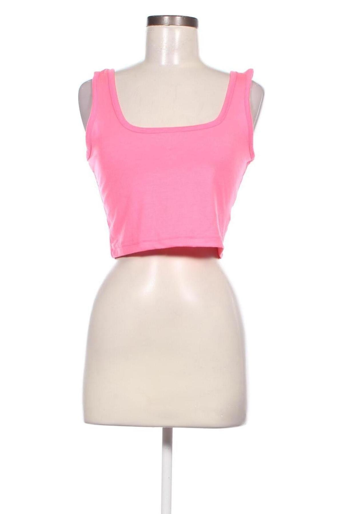 Γυναικείο αμάνικο μπλουζάκι Missguided, Μέγεθος L, Χρώμα Ρόζ , Τιμή 2,06 €