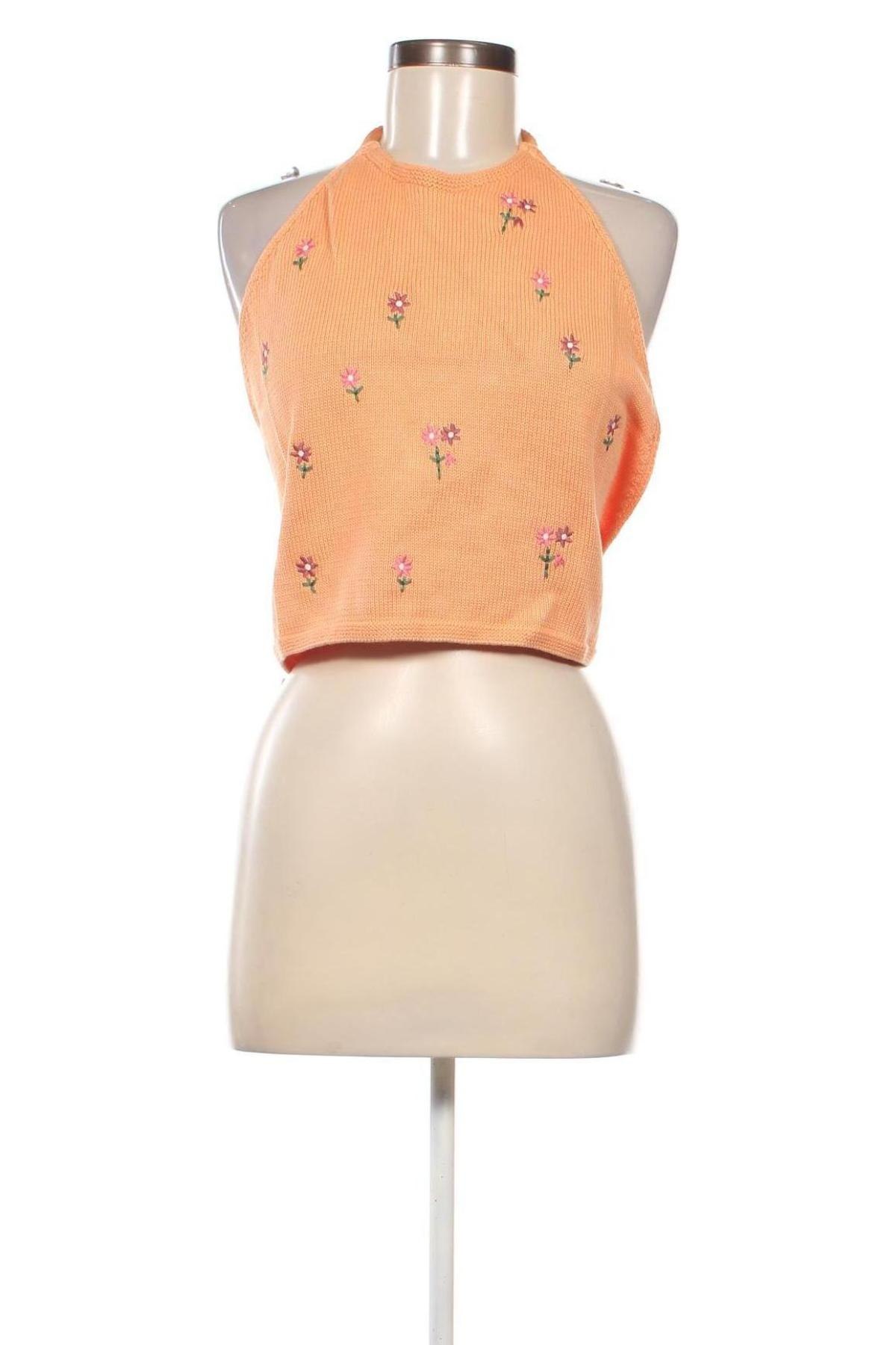 Γυναικείο αμάνικο μπλουζάκι ONLY, Μέγεθος XL, Χρώμα Πορτοκαλί, Τιμή 7,51 €