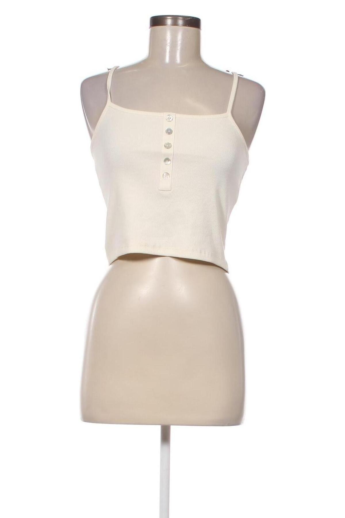 Γυναικείο αμάνικο μπλουζάκι ONLY, Μέγεθος XL, Χρώμα Εκρού, Τιμή 4,95 €