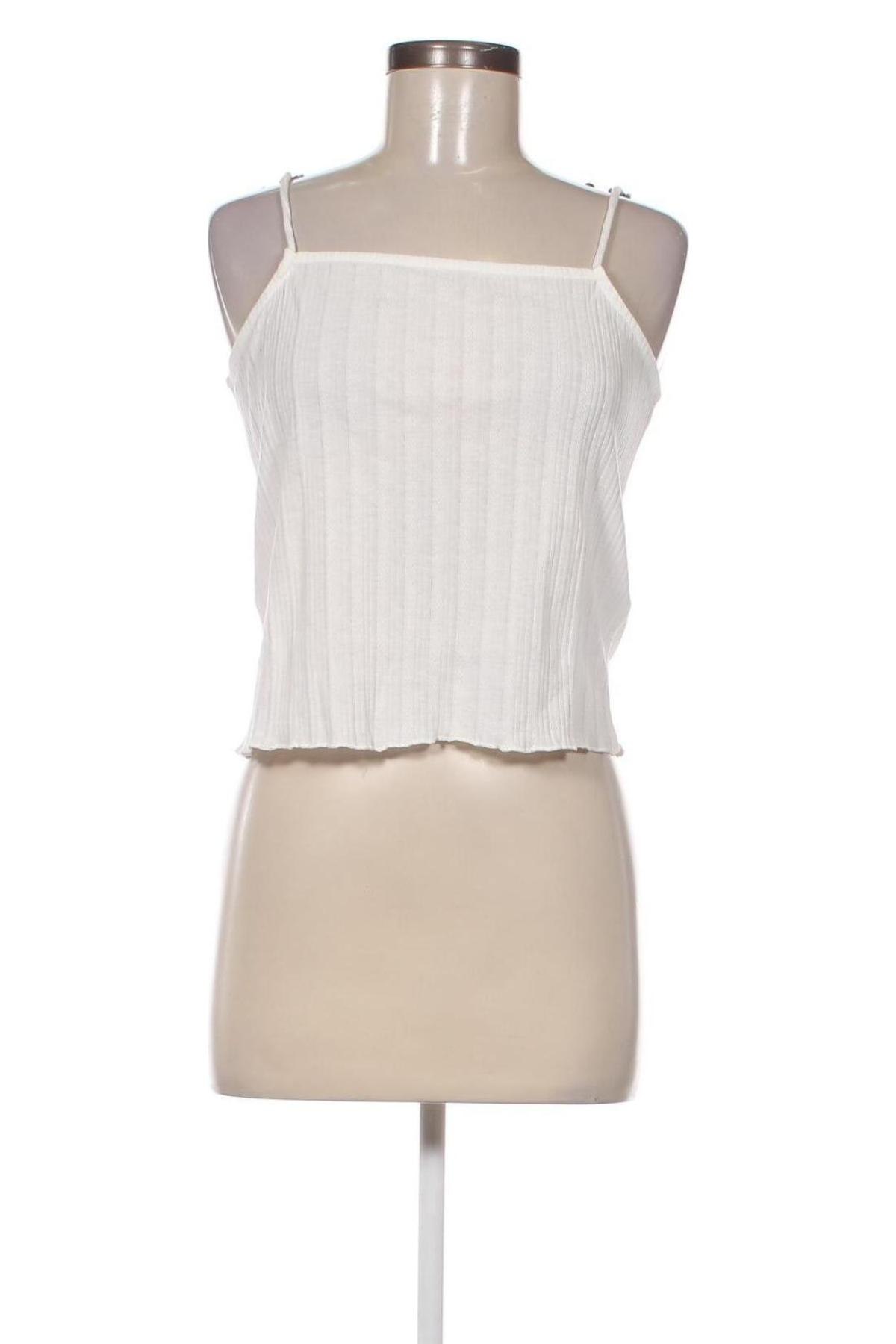 Γυναικείο αμάνικο μπλουζάκι Pieces, Μέγεθος XL, Χρώμα Λευκό, Τιμή 2,40 €