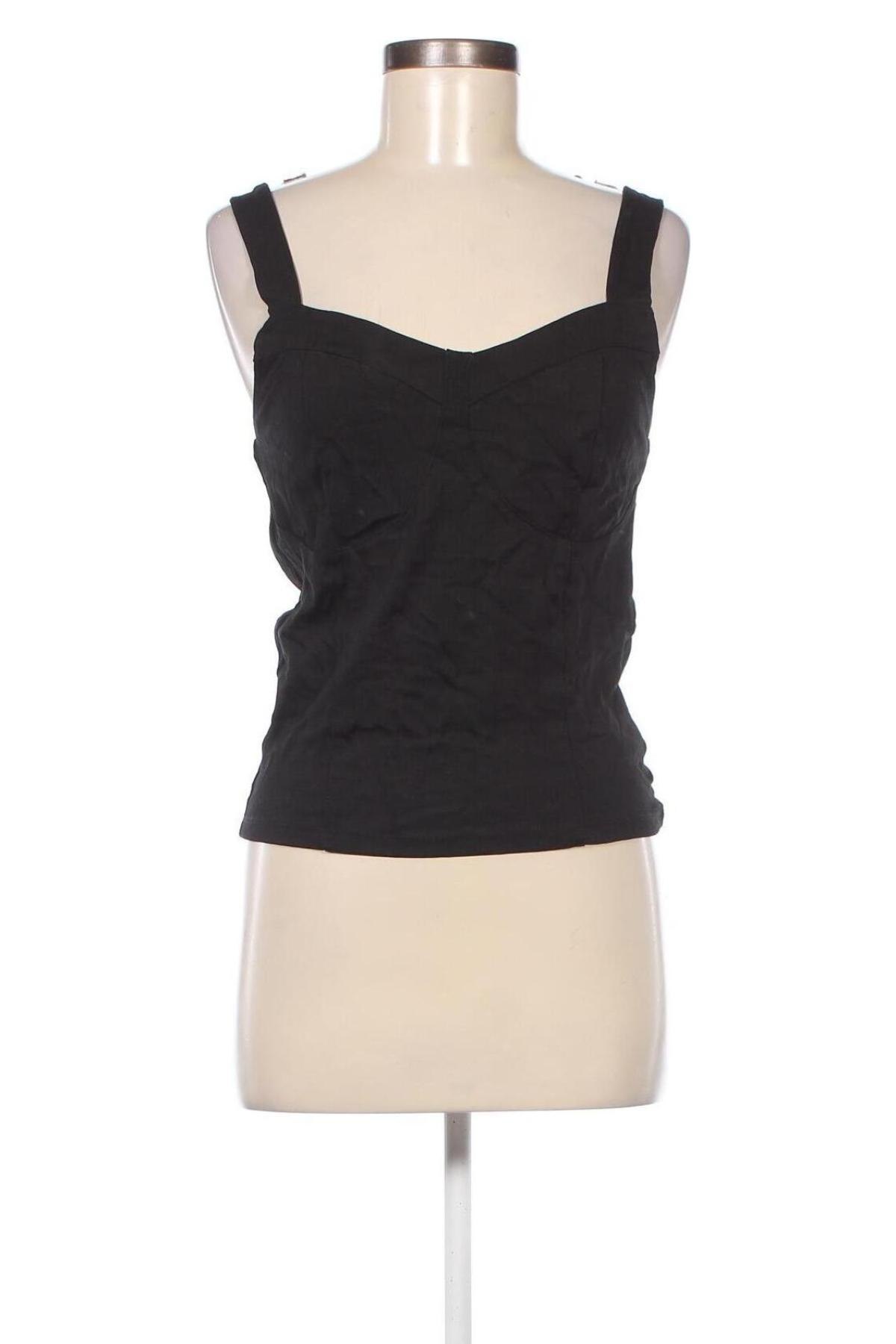 Γυναικείο αμάνικο μπλουζάκι Shoeby, Μέγεθος L, Χρώμα Μαύρο, Τιμή 8,66 €