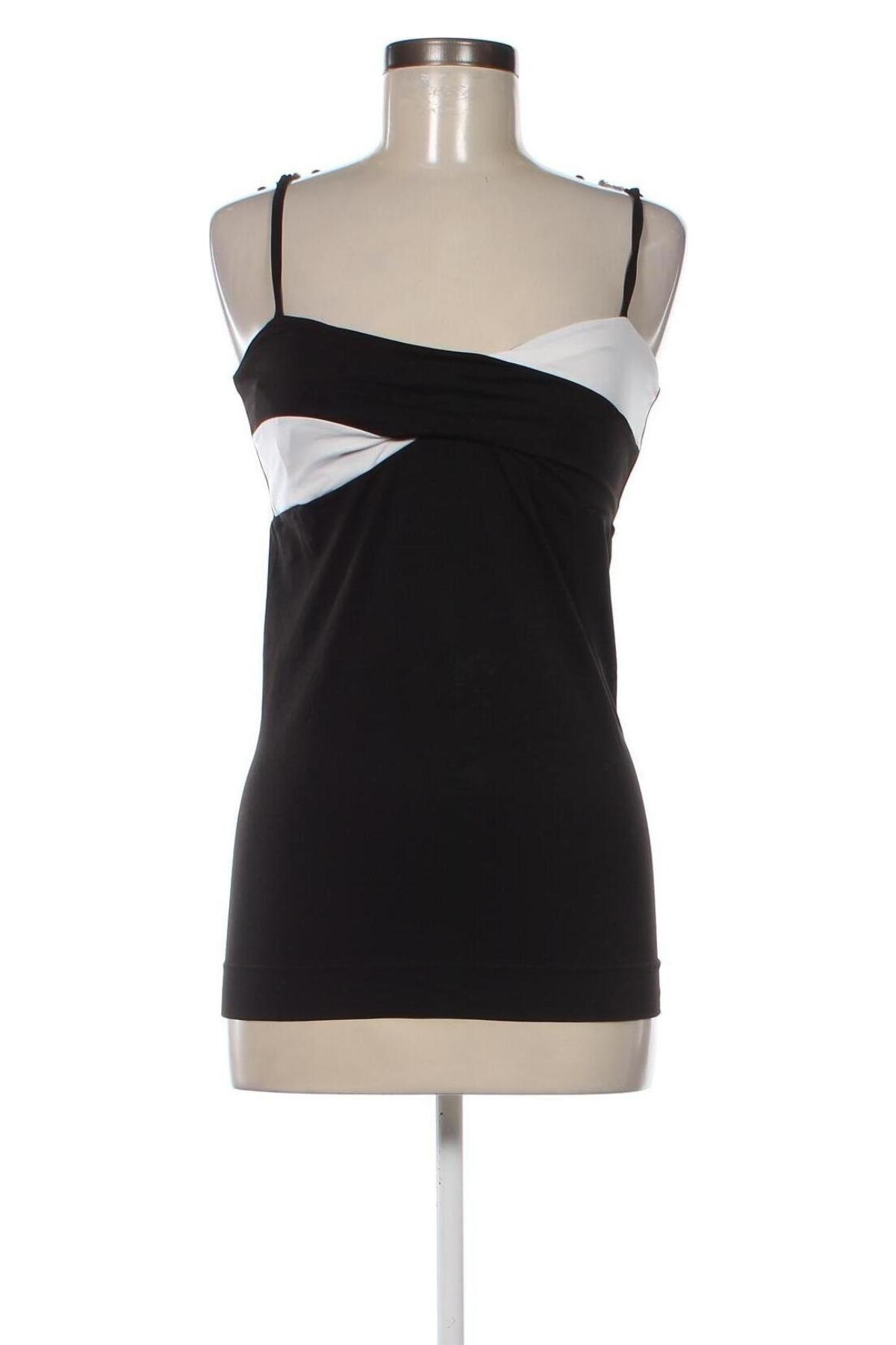 Γυναικείο αμάνικο μπλουζάκι Sisi, Μέγεθος L, Χρώμα Μαύρο, Τιμή 3,57 €
