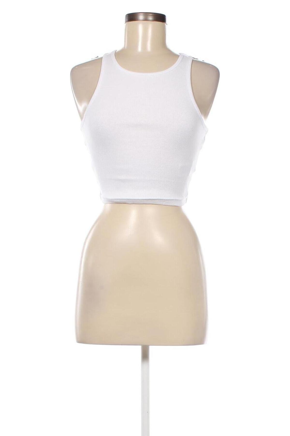 Γυναικείο αμάνικο μπλουζάκι Urban Classics, Μέγεθος S, Χρώμα Λευκό, Τιμή 15,98 €