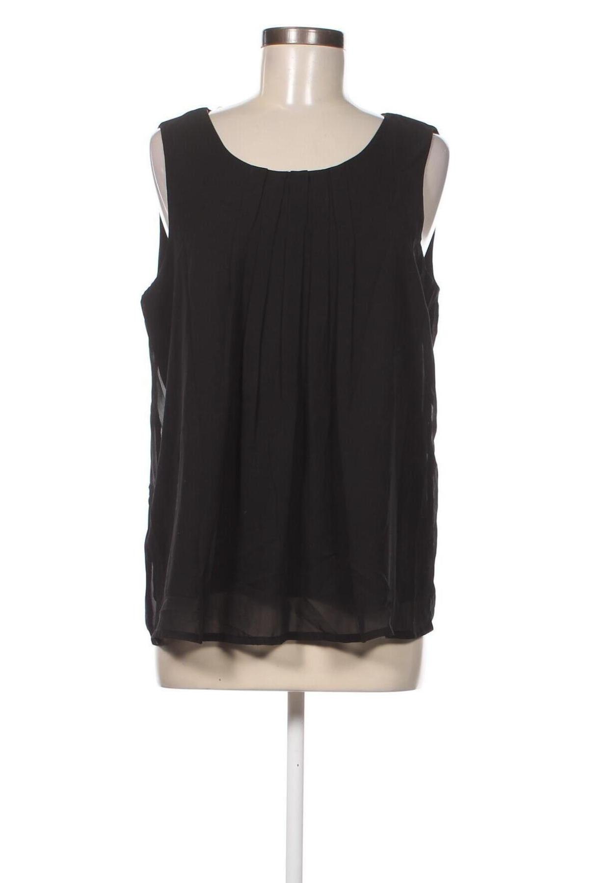 Γυναικείο αμάνικο μπλουζάκι Vero Moda, Μέγεθος L, Χρώμα Μαύρο, Τιμή 3,38 €