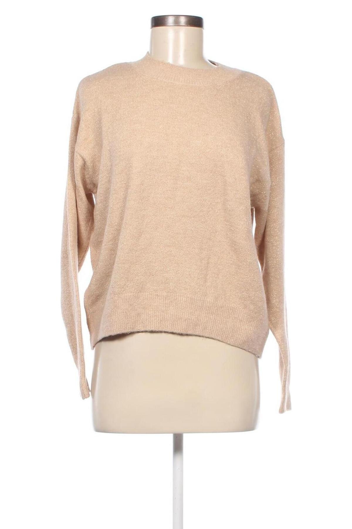 Дамски пуловер, Размер M, Цвят Златист, Цена 14,28 лв.