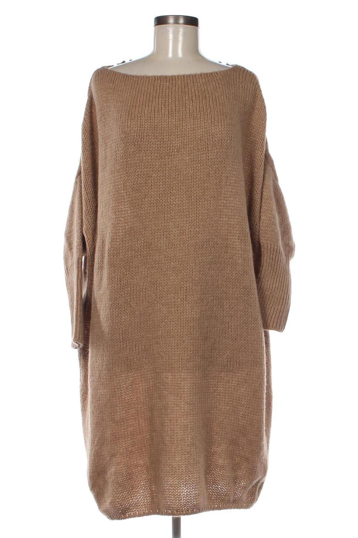 Γυναικείο πουλόβερ, Μέγεθος 3XL, Χρώμα  Μπέζ, Τιμή 7,60 €