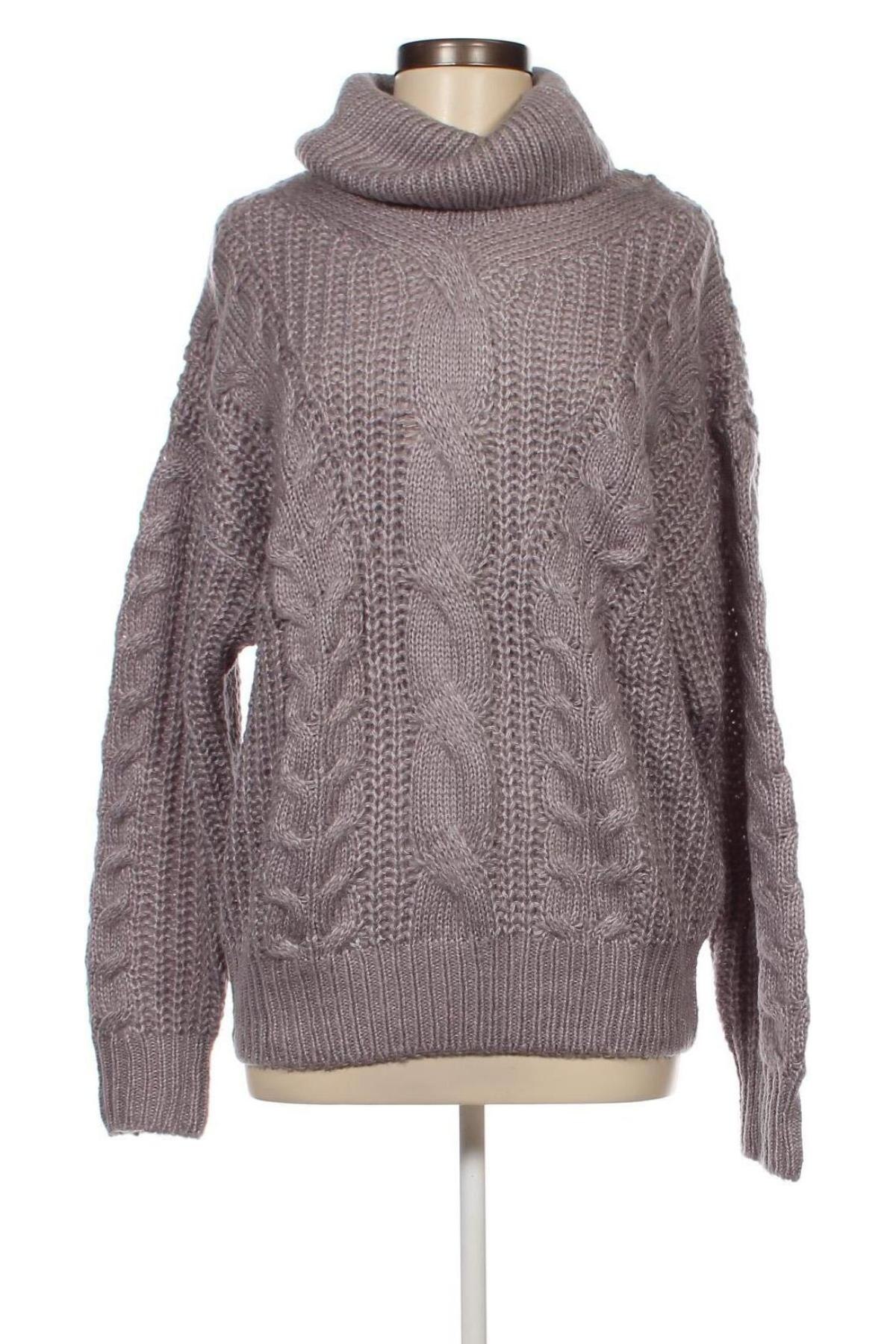 Дамски пуловер, Размер M, Цвят Сив, Цена 19,32 лв.