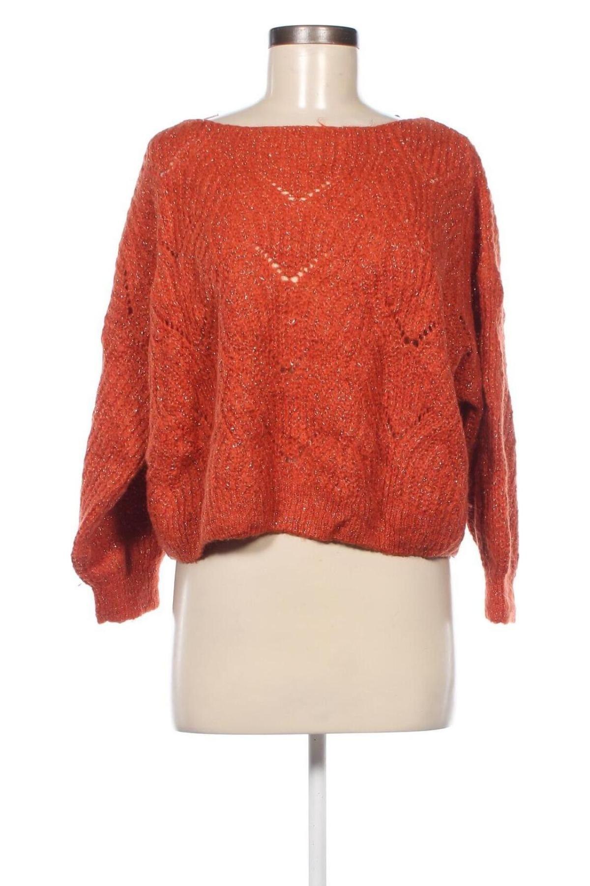 Γυναικείο πουλόβερ, Μέγεθος L, Χρώμα Πορτοκαλί, Τιμή 5,56 €