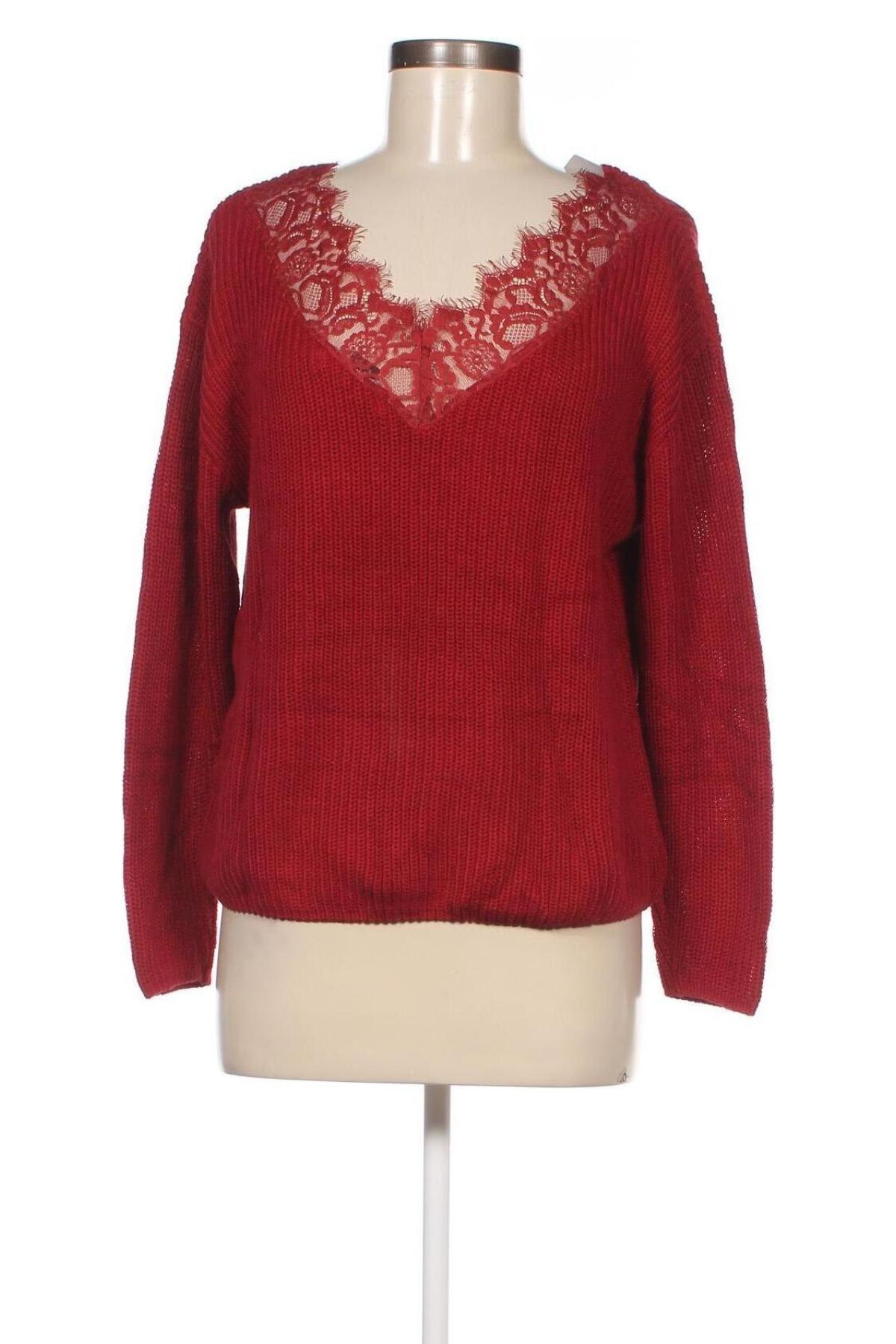 Női pulóver, Méret M, Szín Piros, Ár 1 913 Ft
