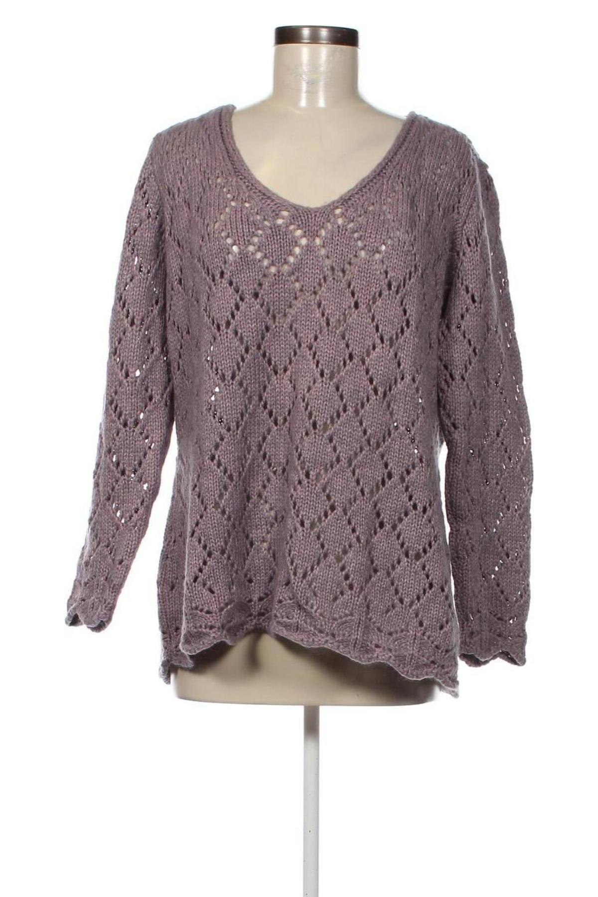 Дамски пуловер, Размер L, Цвят Лилав, Цена 11,60 лв.