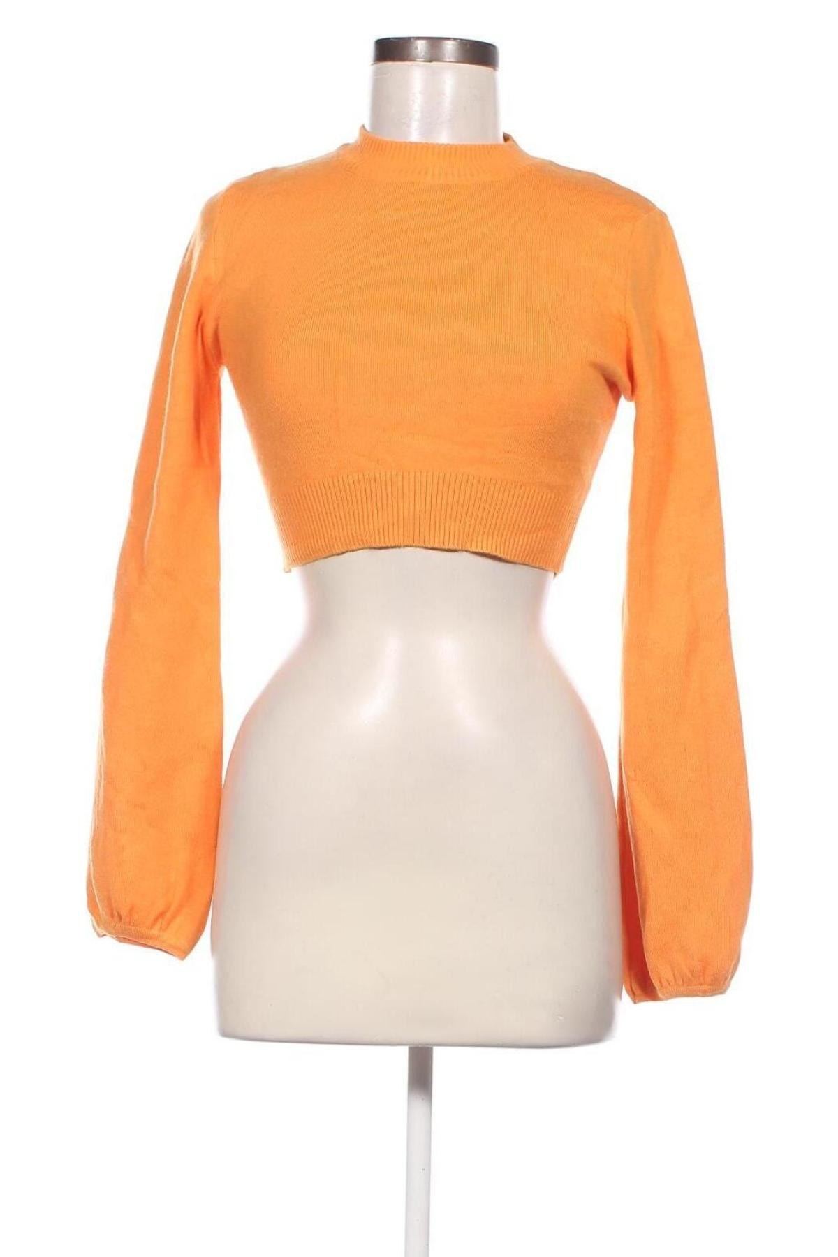 Дамски пуловер, Размер XS, Цвят Оранжев, Цена 6,96 лв.