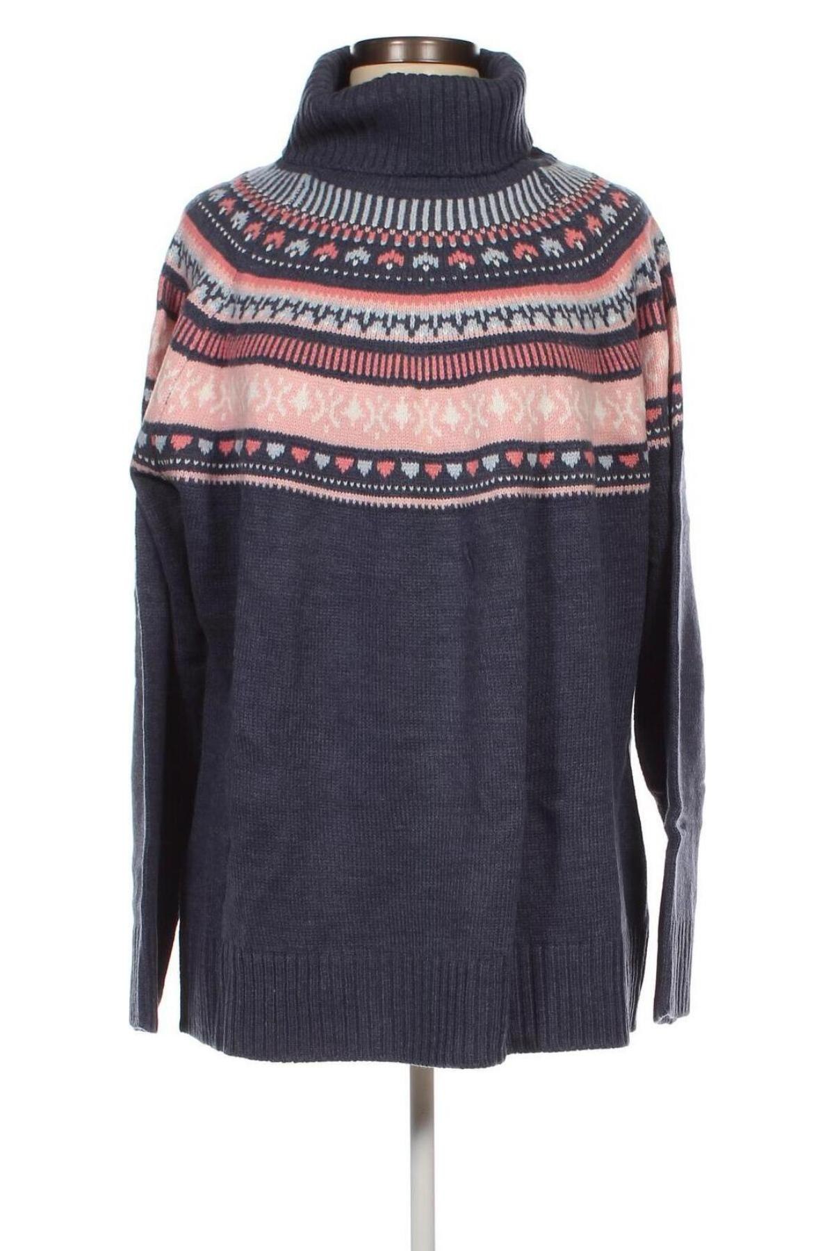 Γυναικείο πουλόβερ Atlas For Women, Μέγεθος 3XL, Χρώμα Μπλέ, Τιμή 17,94 €