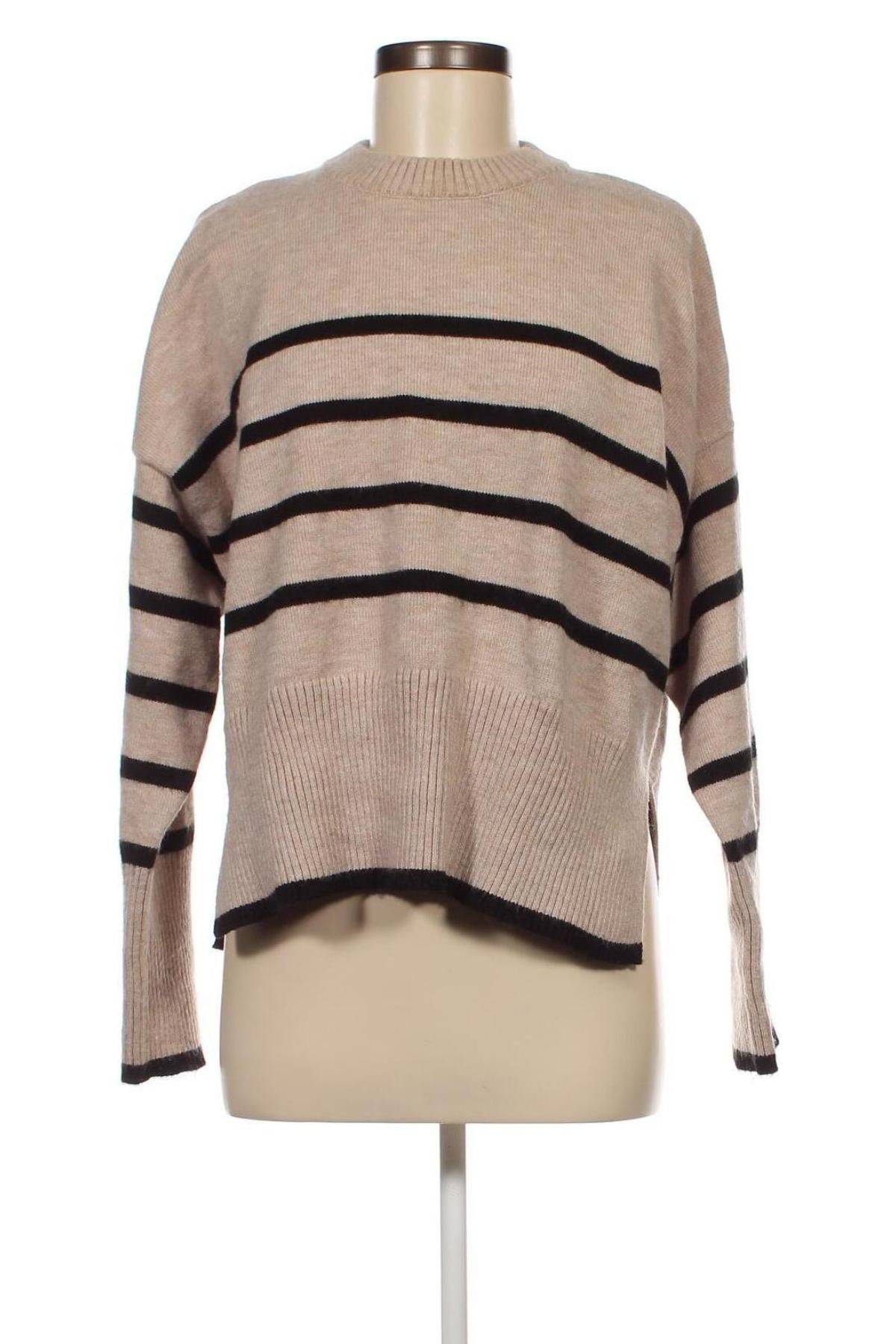 Γυναικείο πουλόβερ Bershka, Μέγεθος S, Χρώμα  Μπέζ, Τιμή 8,25 €