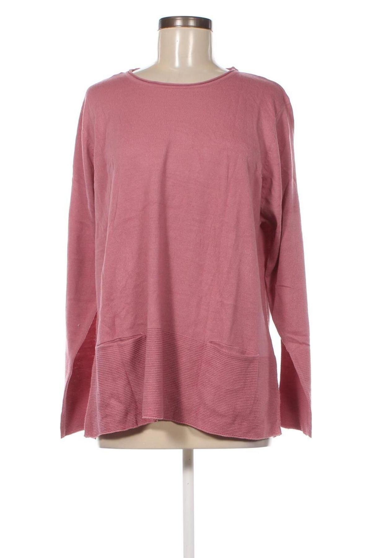 Γυναικείο πουλόβερ Bleu Bonheur, Μέγεθος 3XL, Χρώμα Ρόζ , Τιμή 4,84 €
