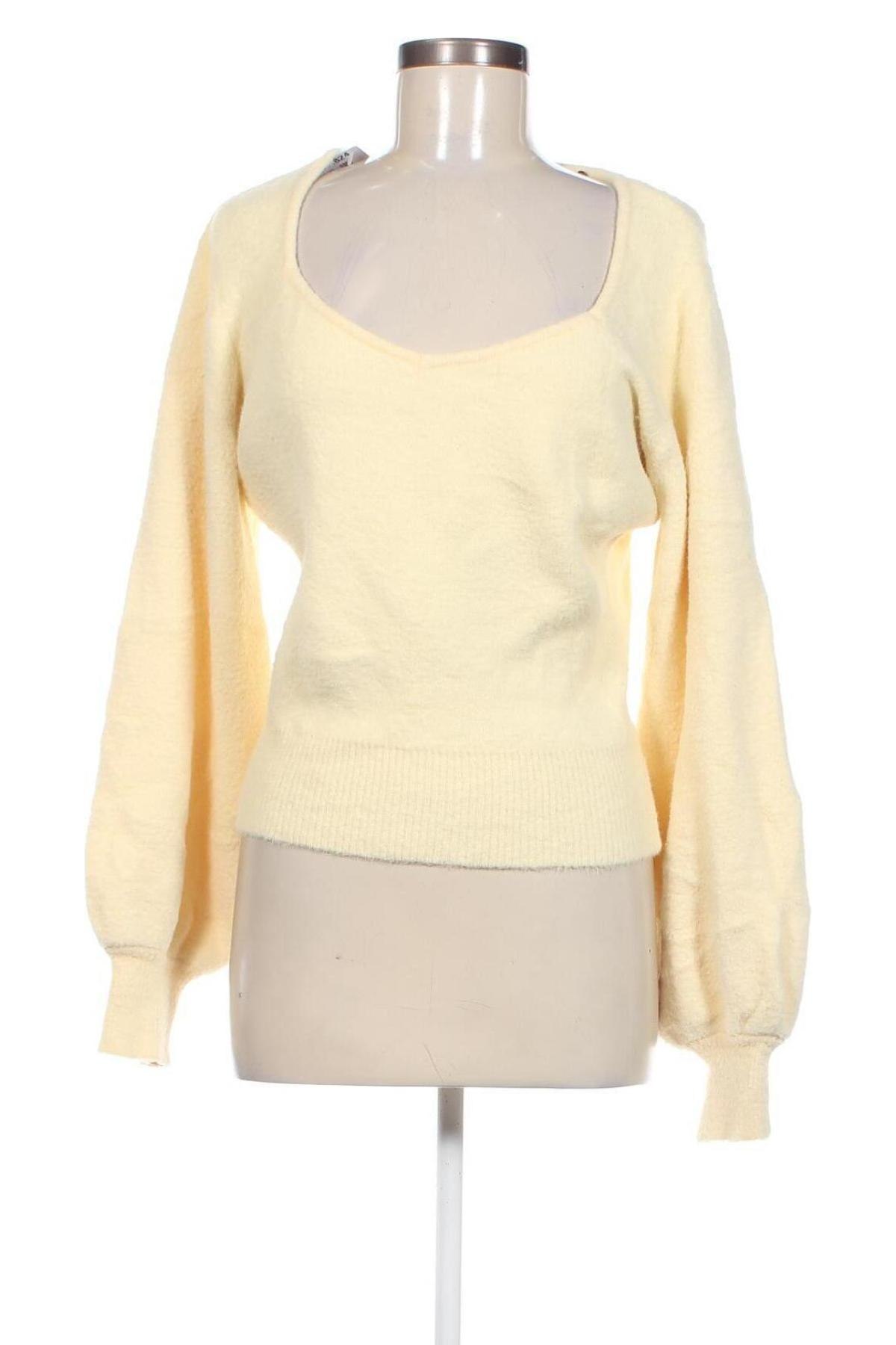 Дамски пуловер Cache Cache, Размер L, Цвят Жълт, Цена 8,41 лв.