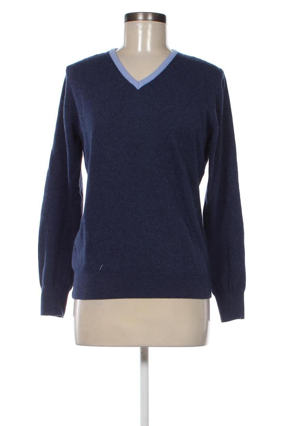 Дамски пуловер Cashmeritaly, Размер M, Цвят Син, Цена 57,60 лв.