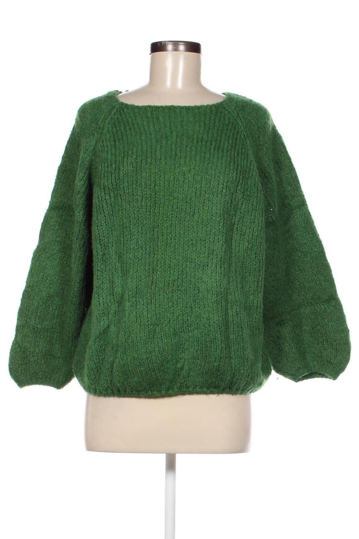 Дамски пуловер Coco, Размер M, Цвят Зелен, Цена 8,12 лв.
