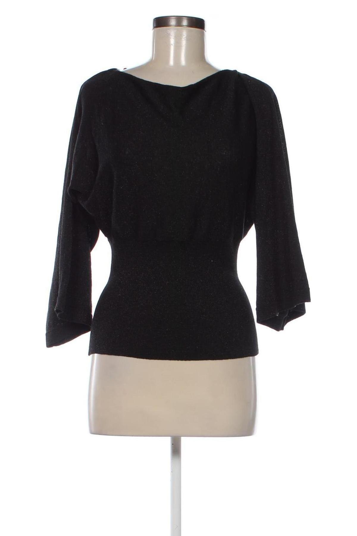 Дамски пуловер D.F.A. New York, Размер L, Цвят Черен, Цена 30,48 лв.