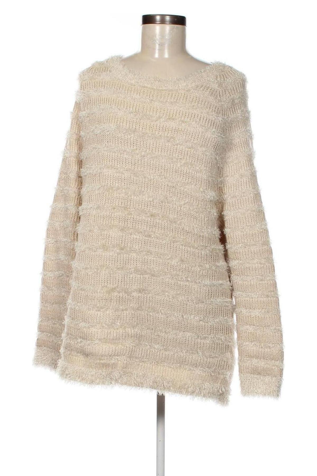 Damenpullover Designer S, Größe L, Farbe Beige, Preis 10,71 €