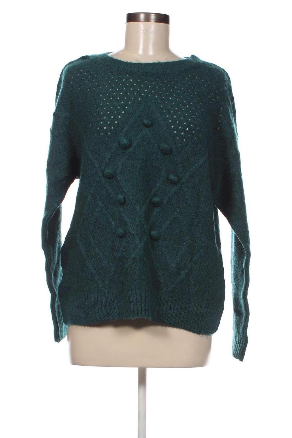 Дамски пуловер Encuentro, Размер M, Цвят Зелен, Цена 9,28 лв.