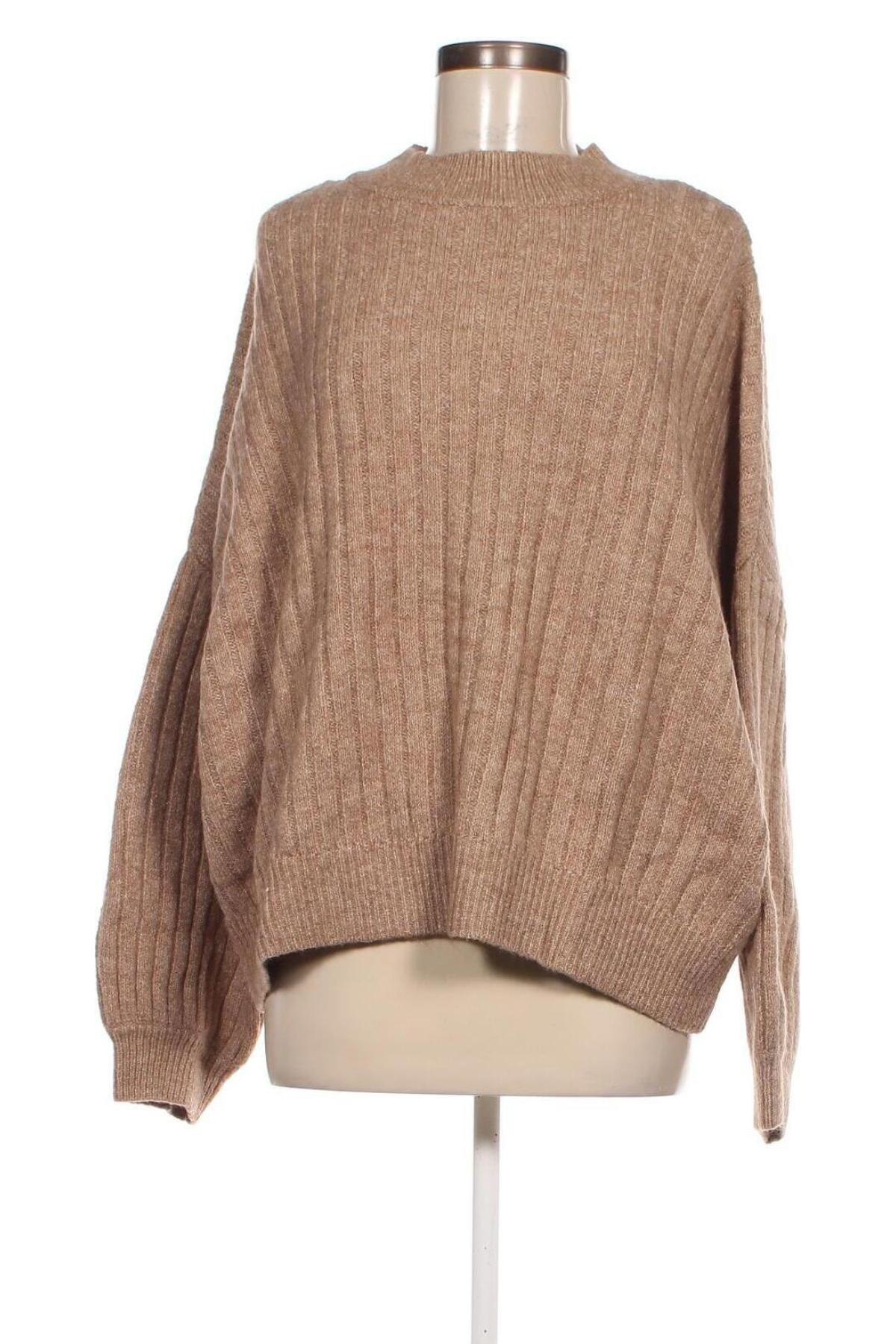 Дамски пуловер Even&Odd, Размер 3XL, Цвят Кафяв, Цена 23,46 лв.