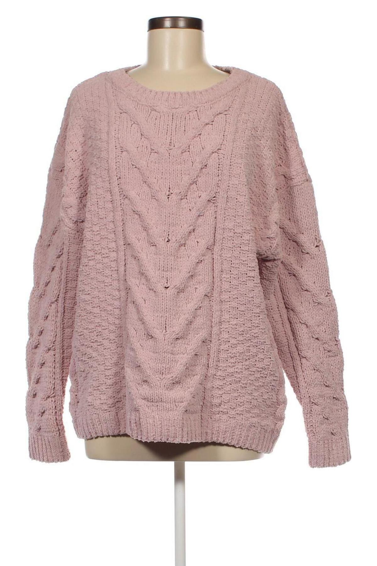 Γυναικείο πουλόβερ F&F, Μέγεθος XL, Χρώμα Ρόζ , Τιμή 15,36 €